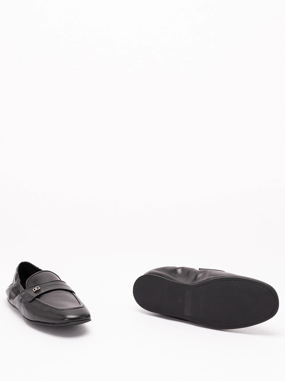 Dolce & Gabbana Men Elastic-Back Loafers