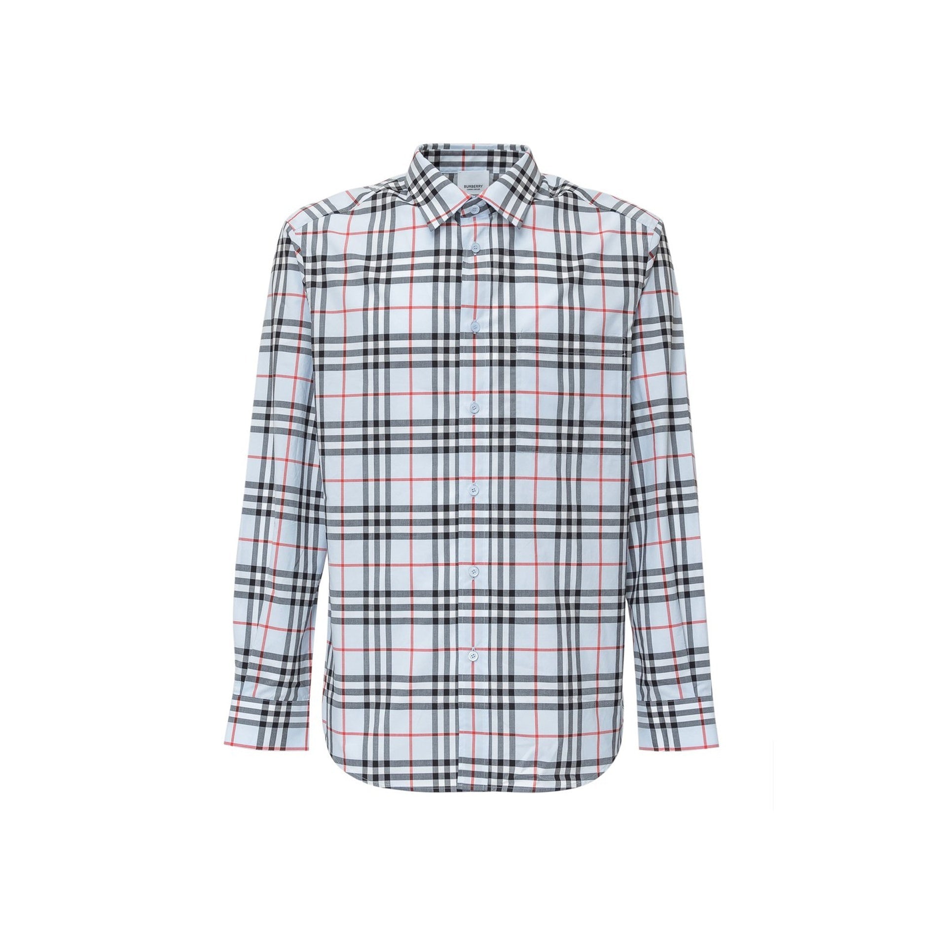 Burberry Checked Cotton Shirt Men BURBERRY