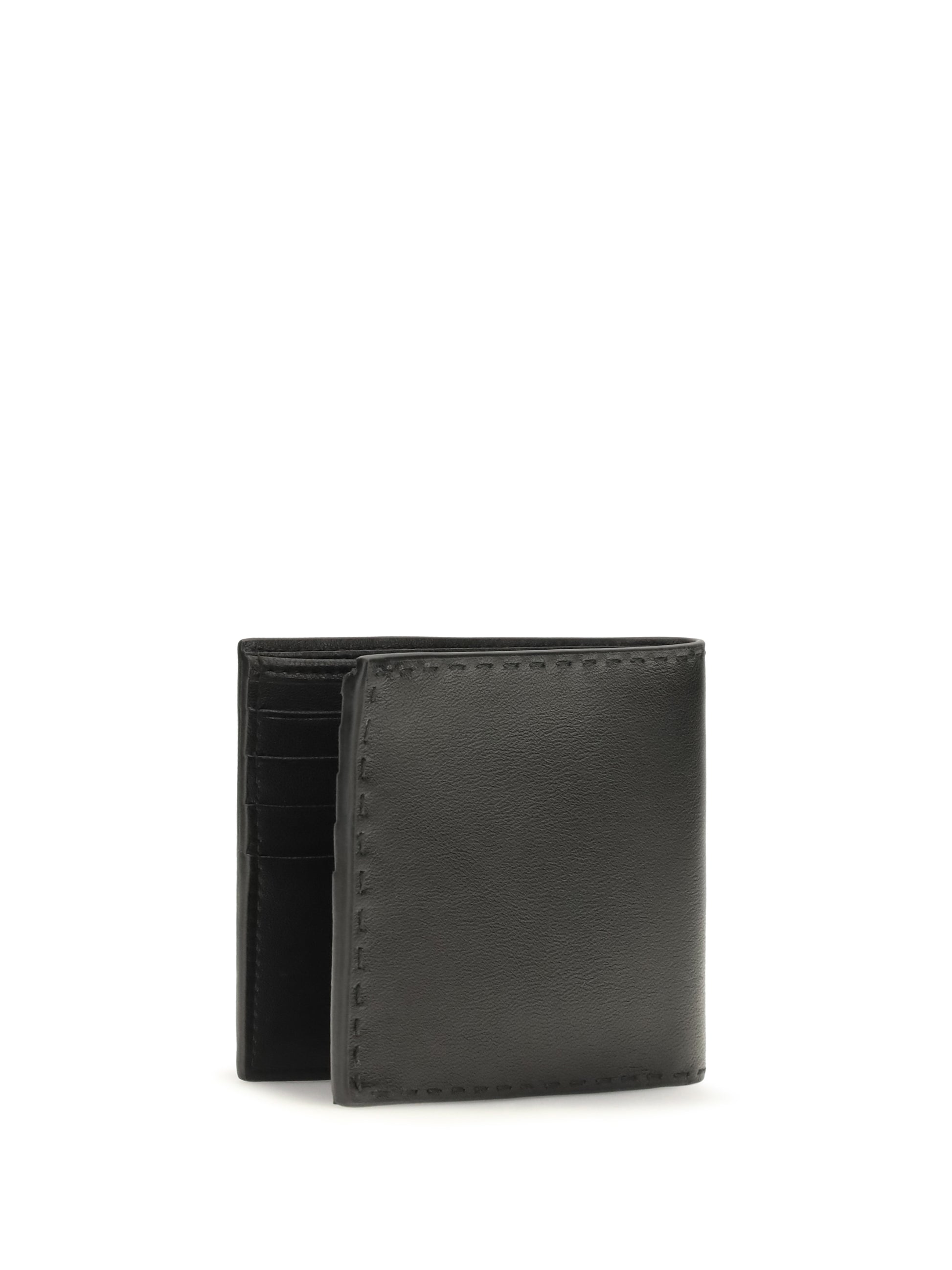Prada Men Antiqued Leather Wallet PRADA