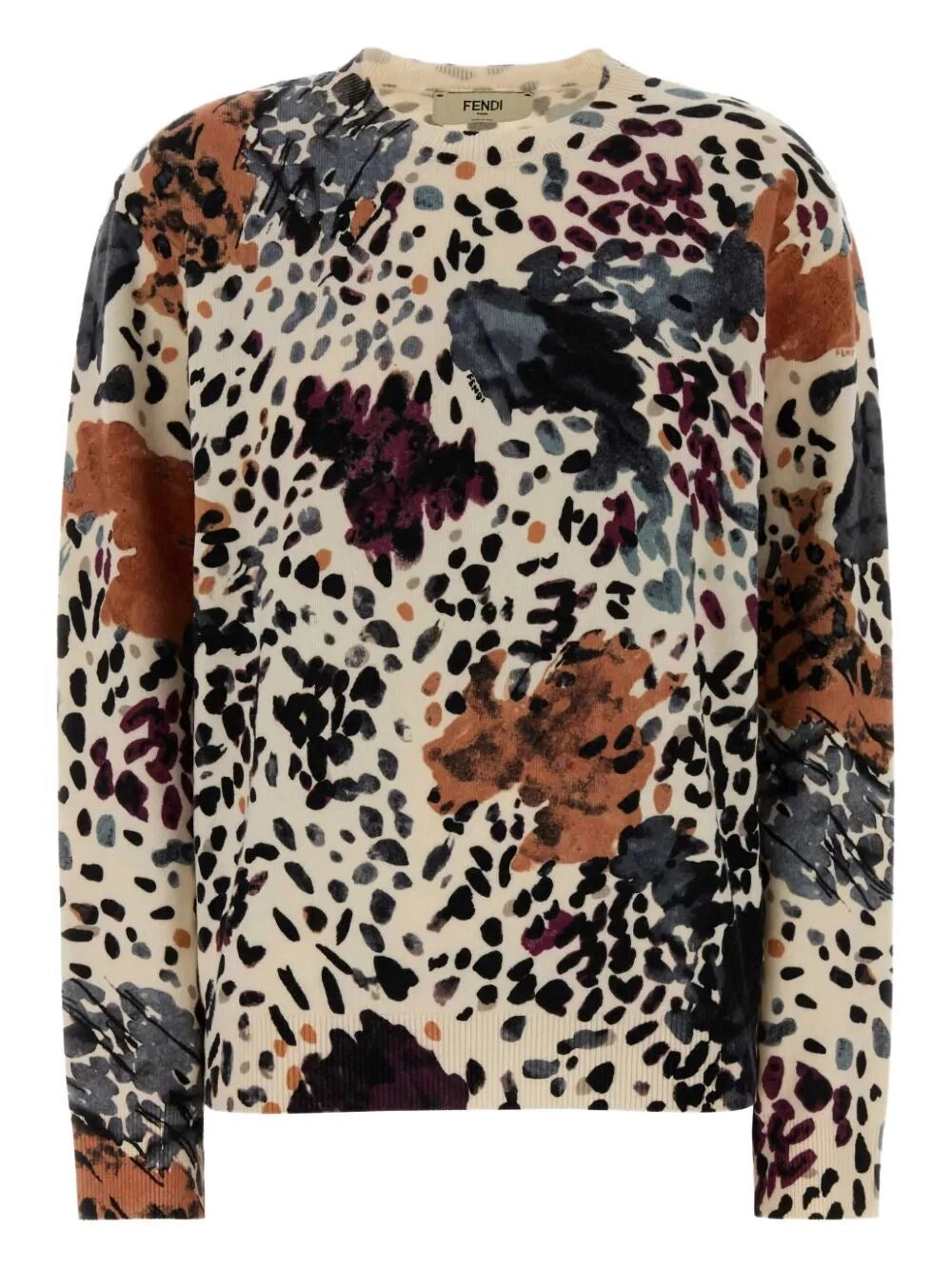 Fendi Women `Falena` Printed Sweater FENDI
