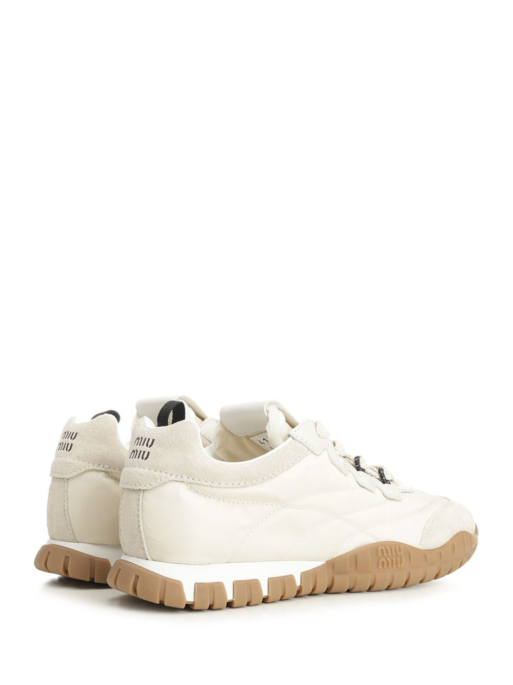 Miu Miu Women “Tyre” Sneakers In Technical Fabric And Suede Leather MIU MIU