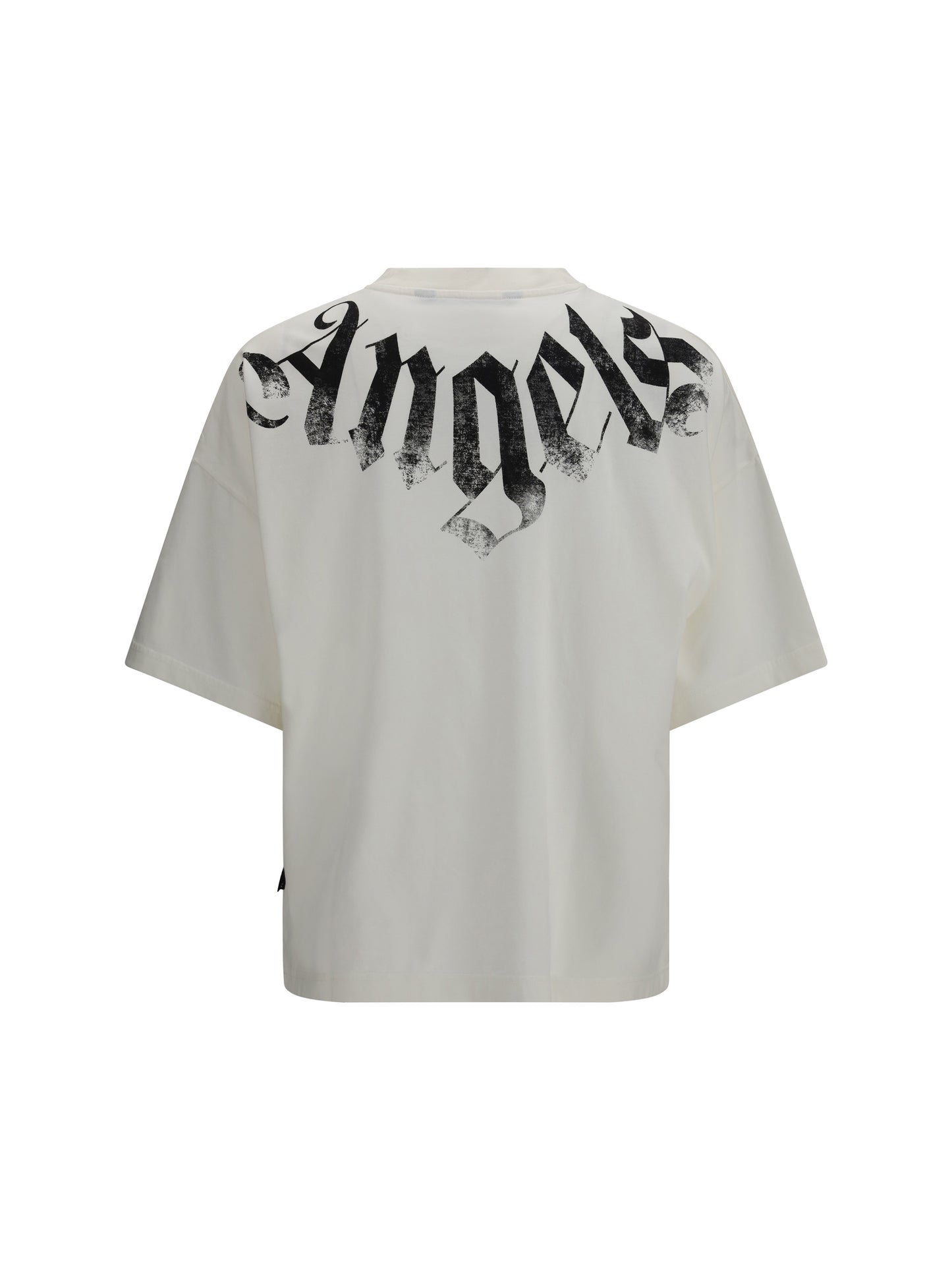 Palm Angels Men Big Neck Logo T-Shirt PALM ANGELS