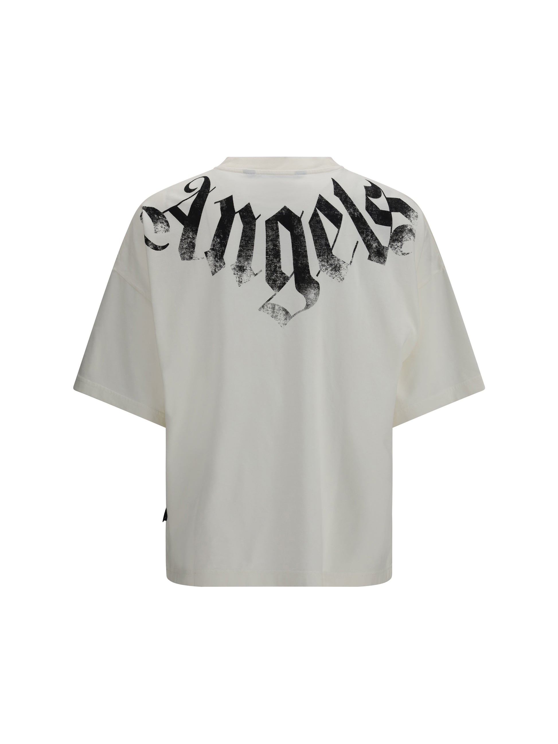 Palm Angels Men Big Neck Logo T-Shirt PALM ANGELS