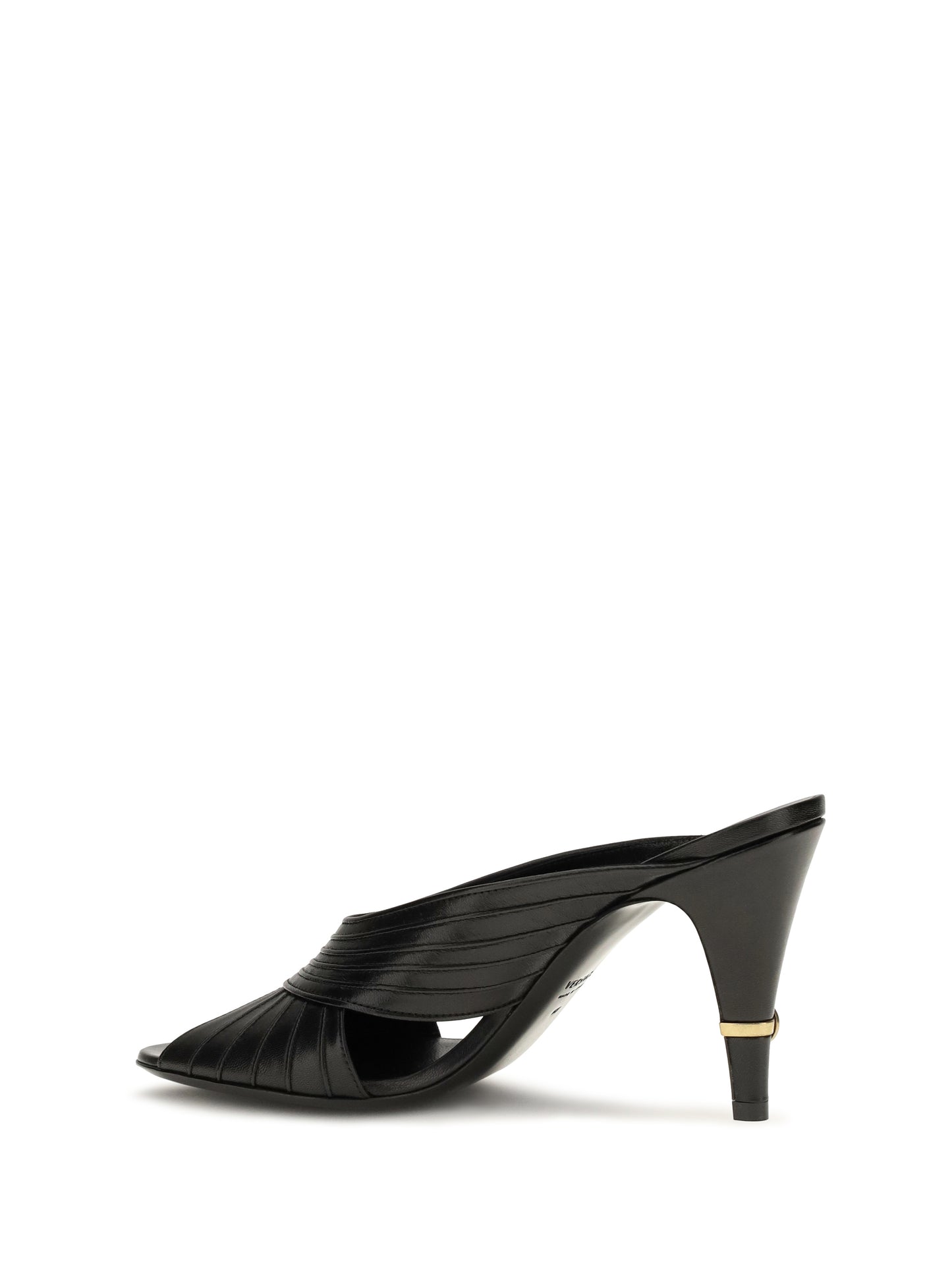 Versace Women Gianni Nappa Leather Mules VERSACE