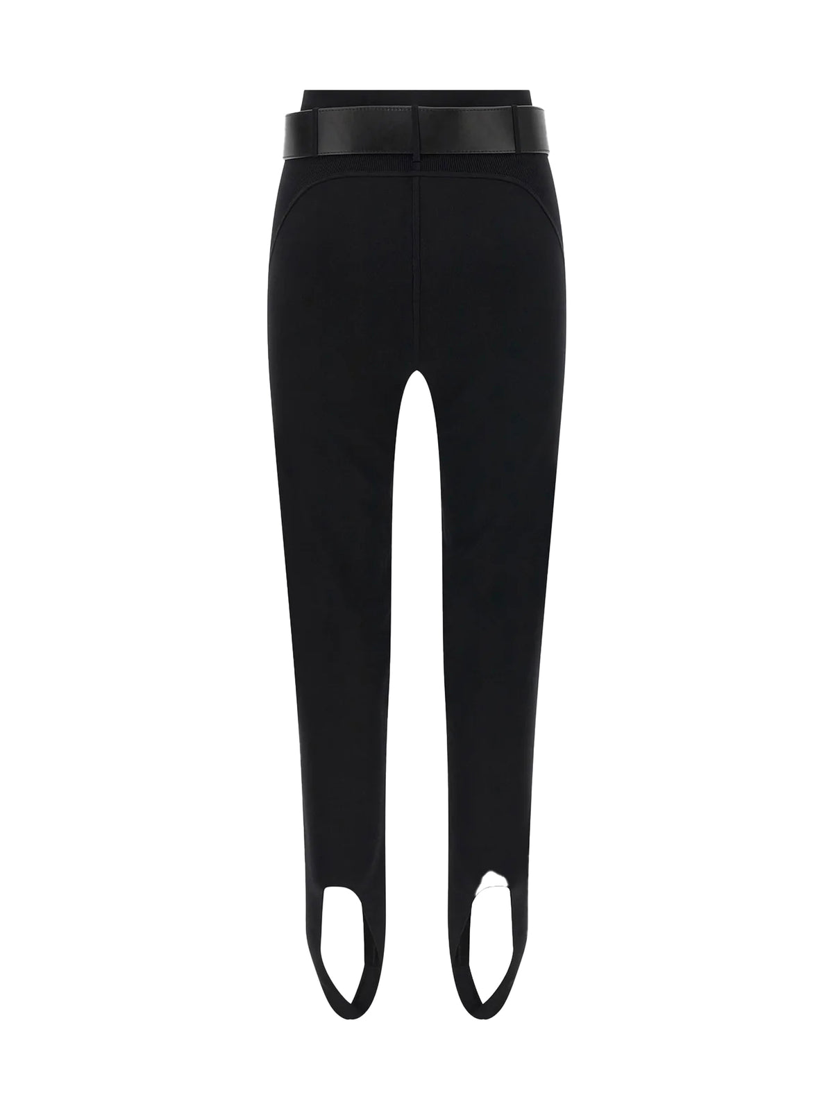 Self-Portrait Women Stretch Jersey Leggings With Belt SELF-PORTRAIT
