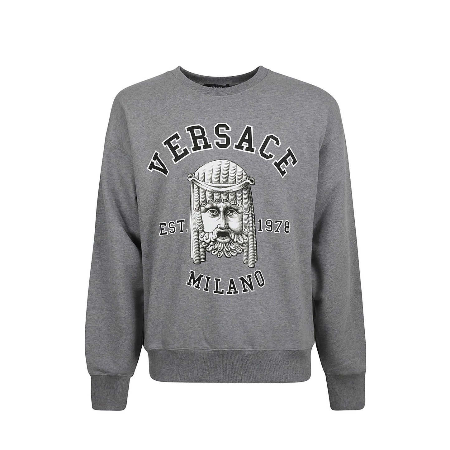 Versace Cotton Crewneck Sweatshirt Men VERSACE