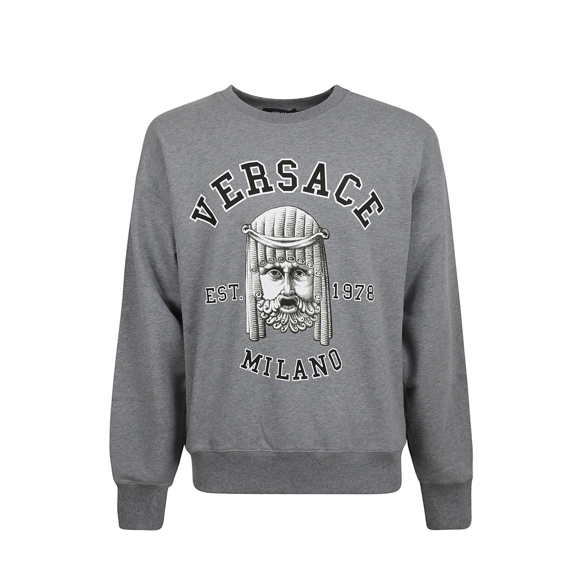 Versace Cotton Crewneck Sweatshirt Men VERSACE