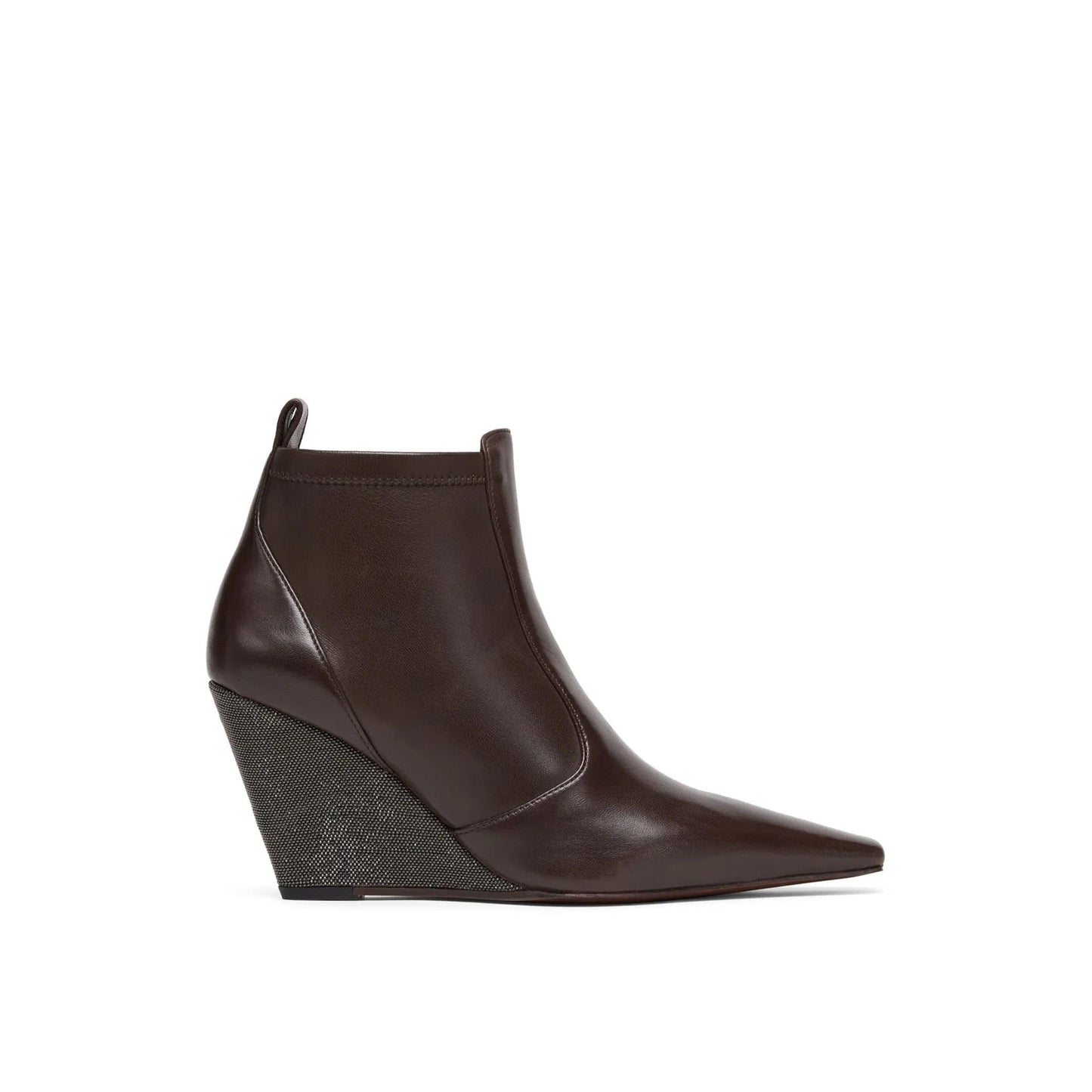 Brunello Cucinelli Monili Wedge Ankle Boots Women BRUNELLO CUCINELLI