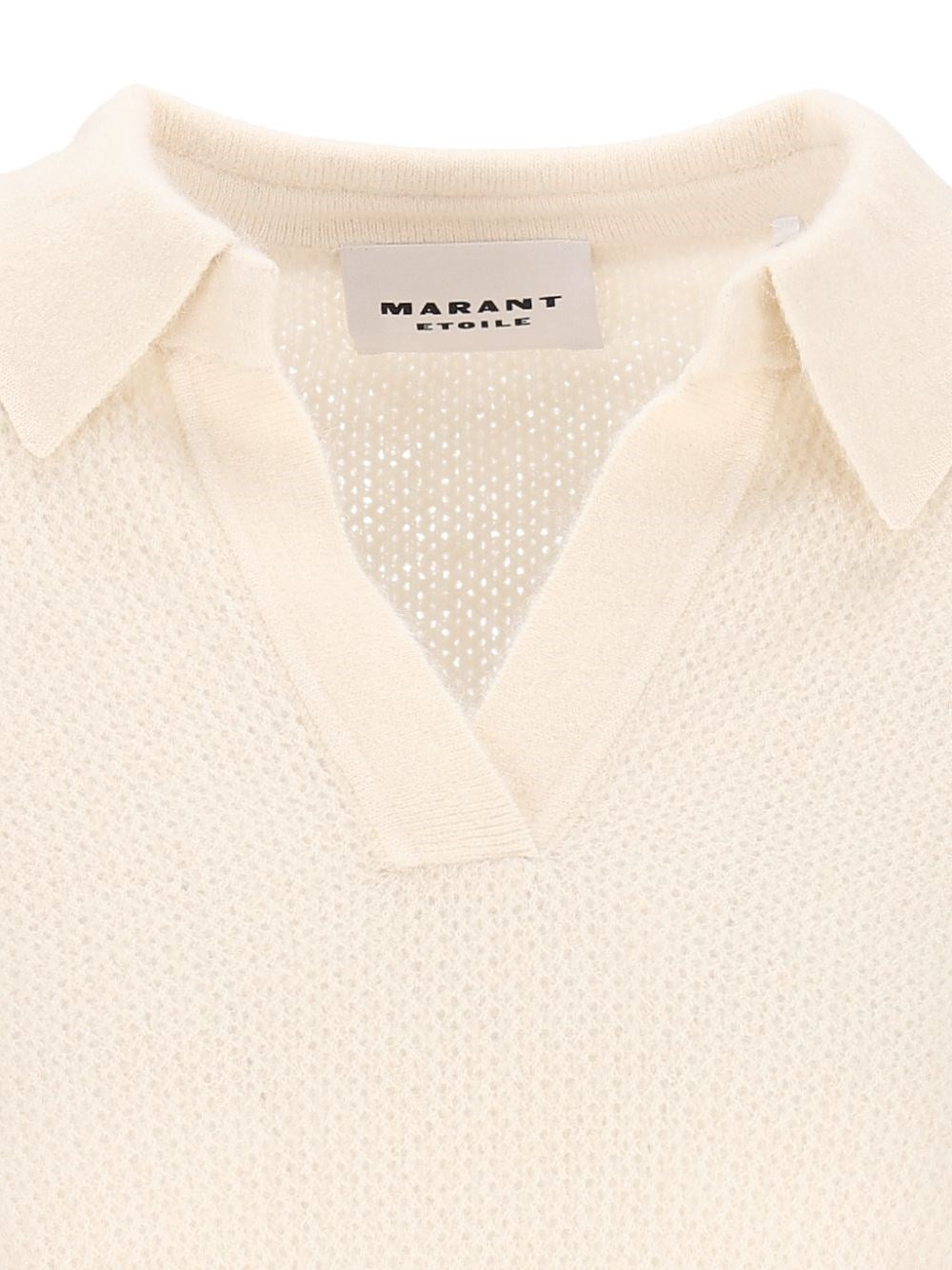Marant Etoile Women "Nathalie-Gb"  Blend Polo Sweater ISABEL MARANT ETOILE