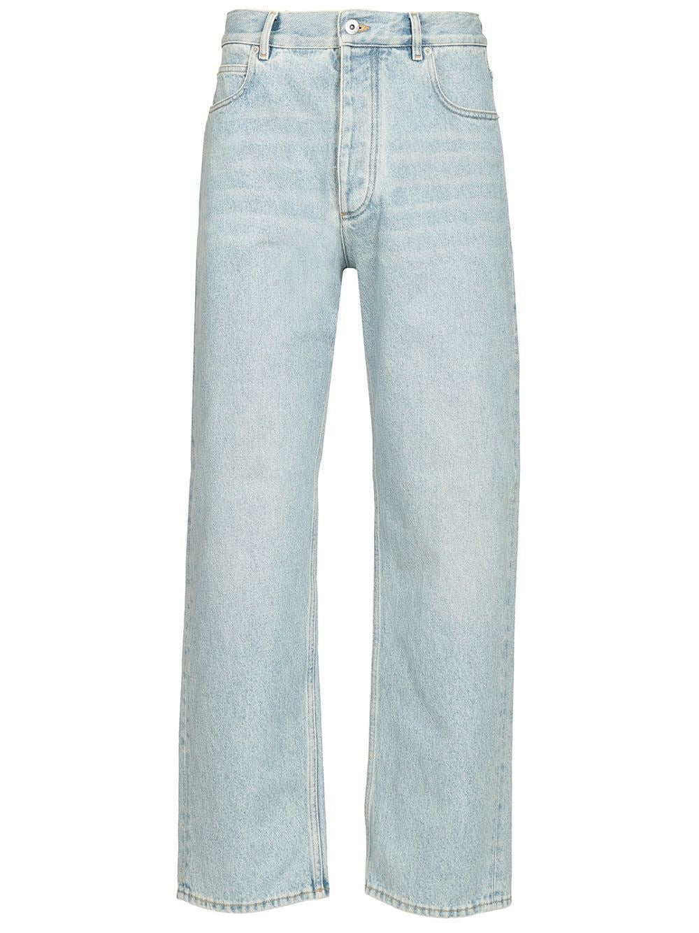 Bottega Veneta Men Sky Bleached Wide Leg Jeans BOTTEGA VENETA