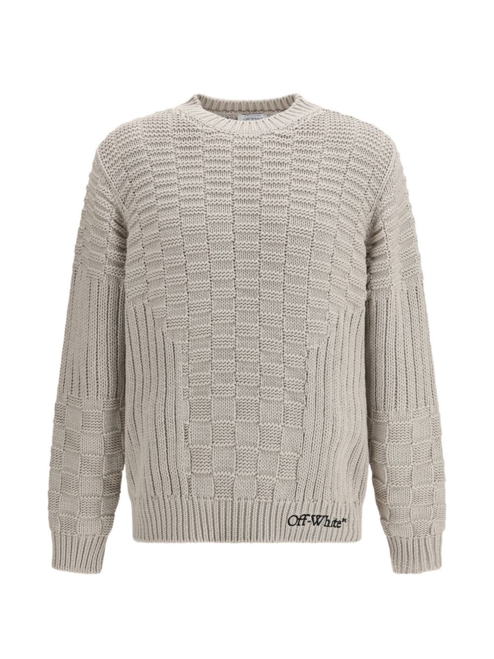Off-White Men Arrow Cotton Sweater OFF-WHITE