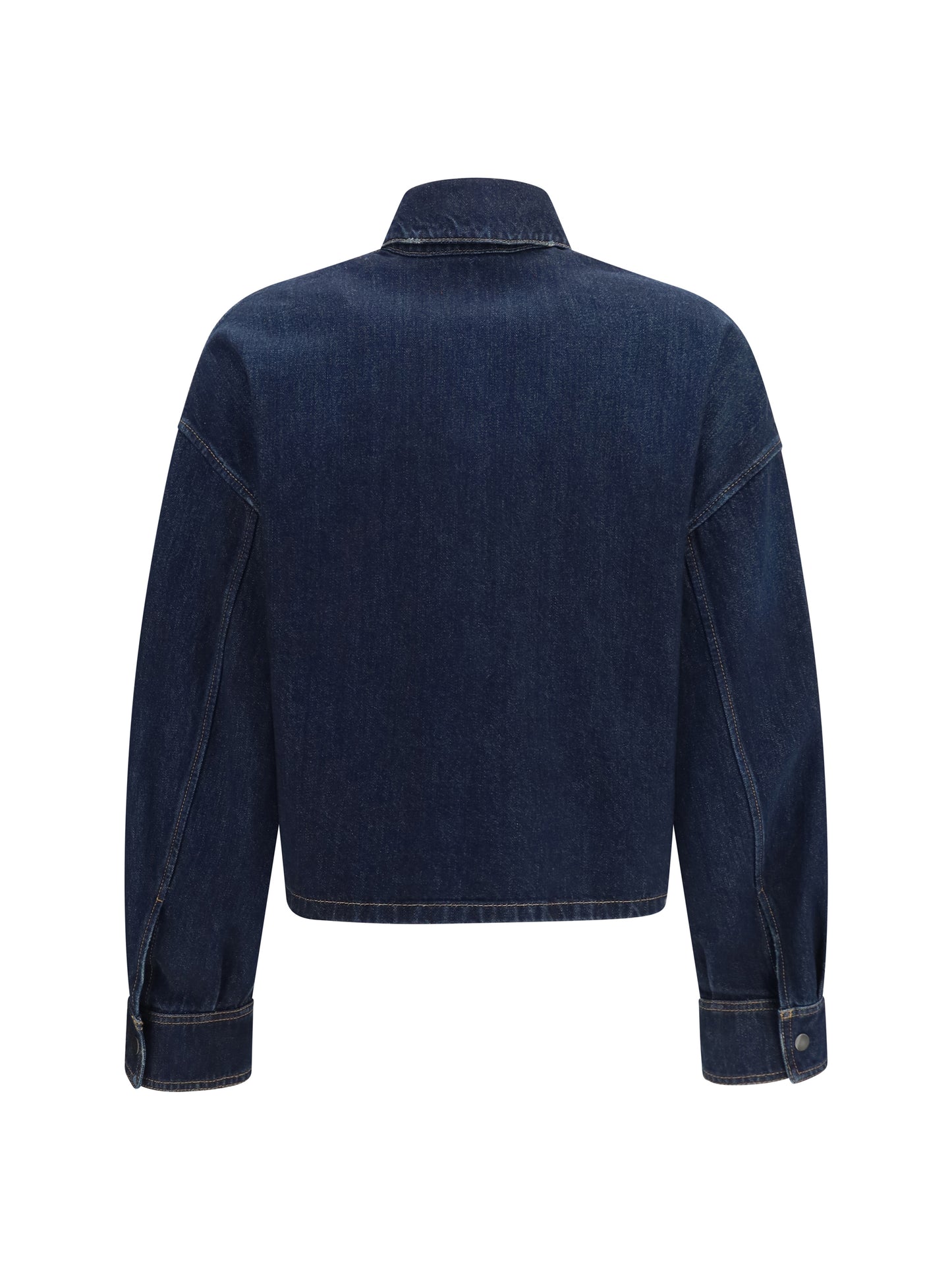 Prada Women Denim Shirt With Logo PRADA