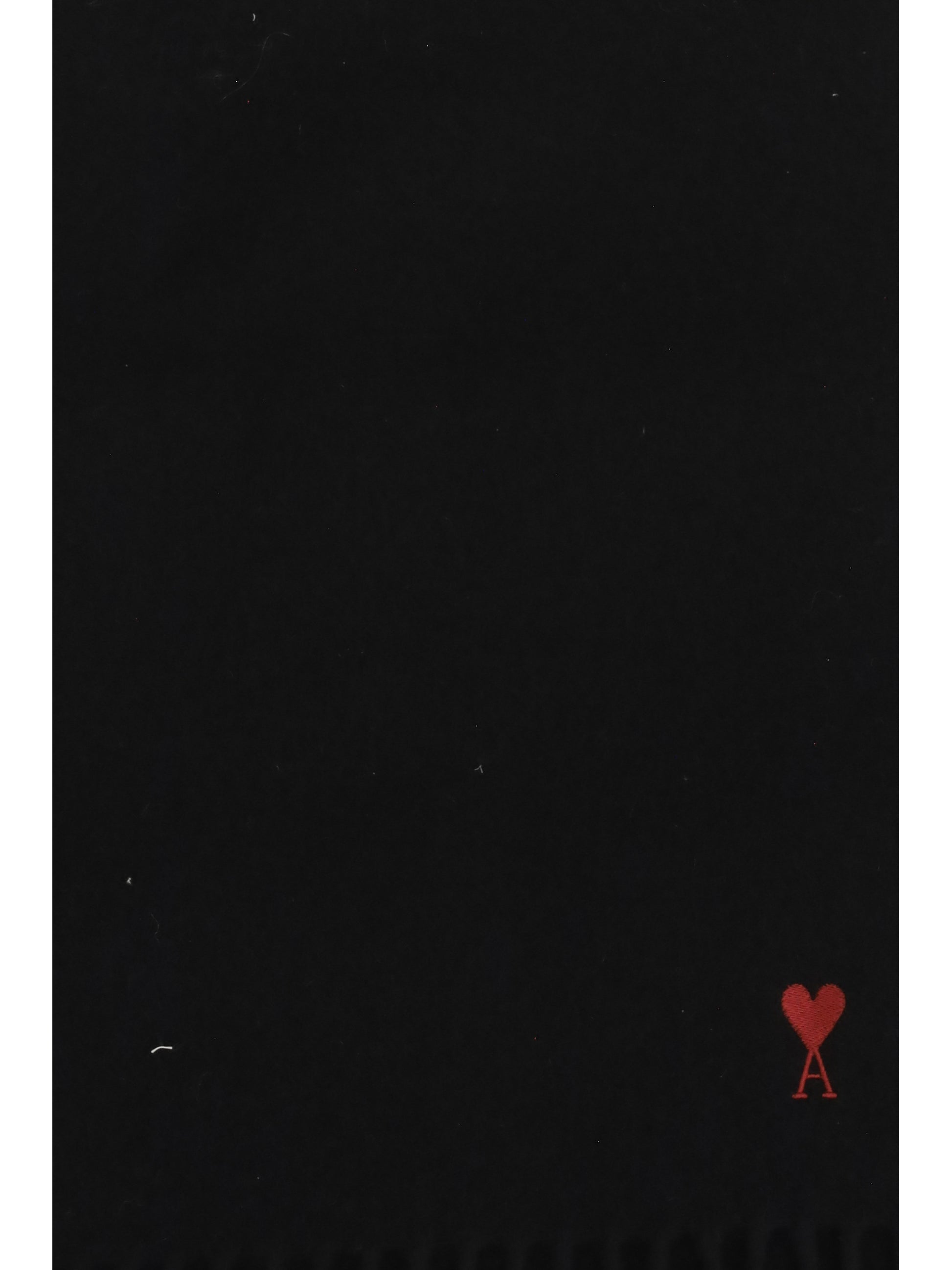 Ami Paris Men Quota Ami De Coeur Wool Scarf AMI PARIS