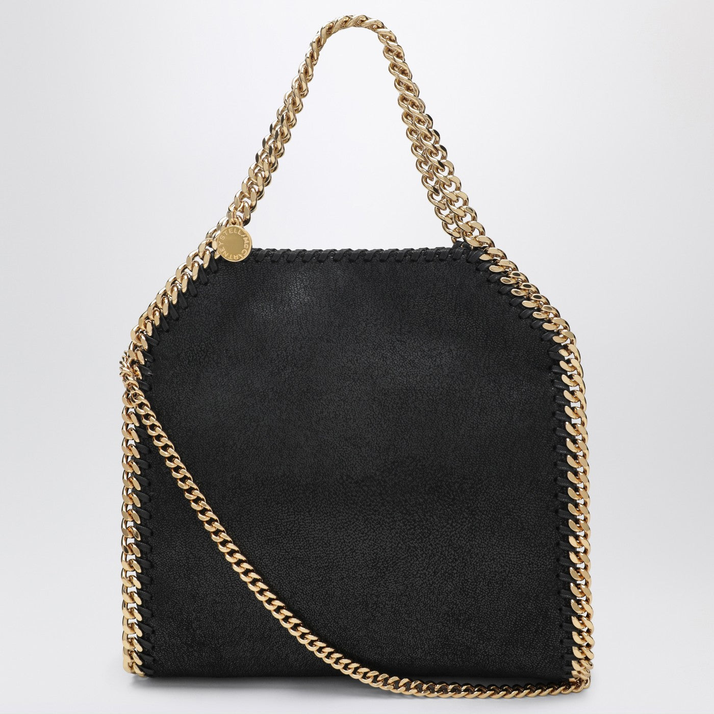 Stella Mccartney Black/Gold Falabella Mini Tote Bag Women STELLA MCCARTNEY