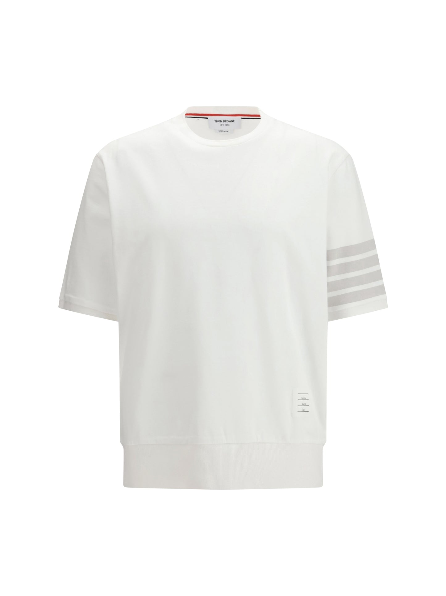 Thom Browne Men 4-Bar Cotton Jersey T-Shirt THOM BROWNE