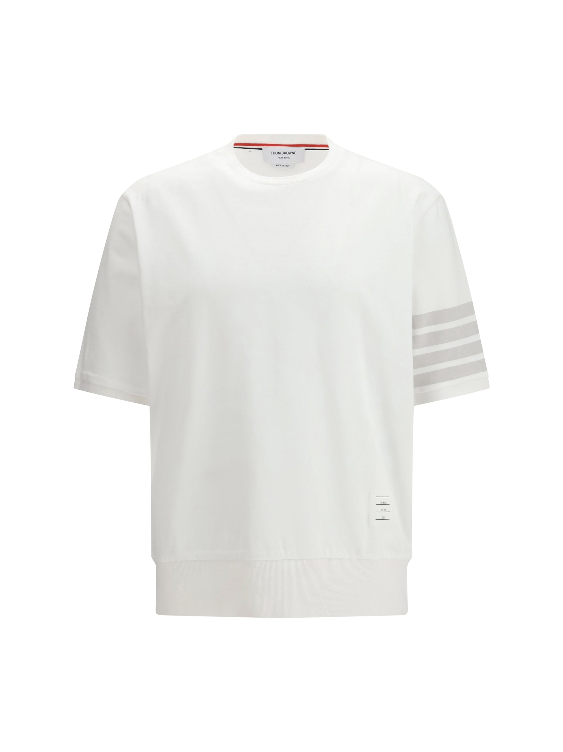 Thom Browne Men 4-Bar Cotton Jersey T-Shirt THOM BROWNE