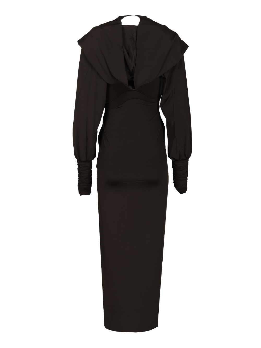 Rotate Women Slinky Hooded Dress ROTATE