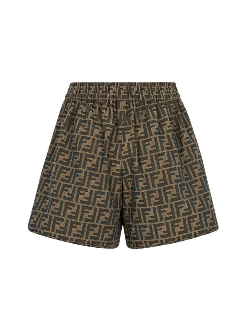 Fendi Women Short Ff Canvas FENDI