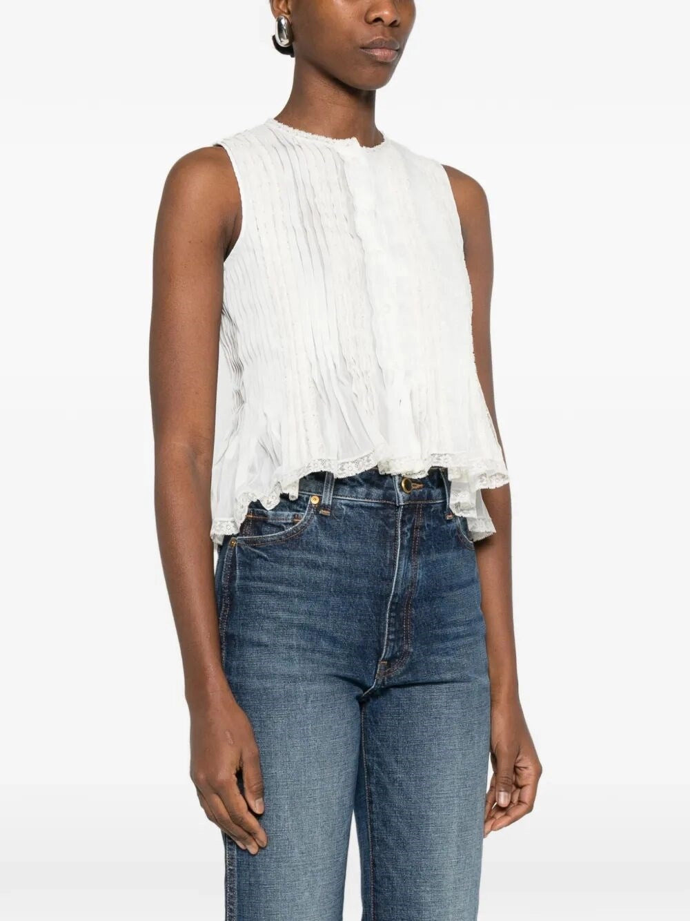 Ermanno Scervino Women Top With Embroidery ERMANO SCERVINO