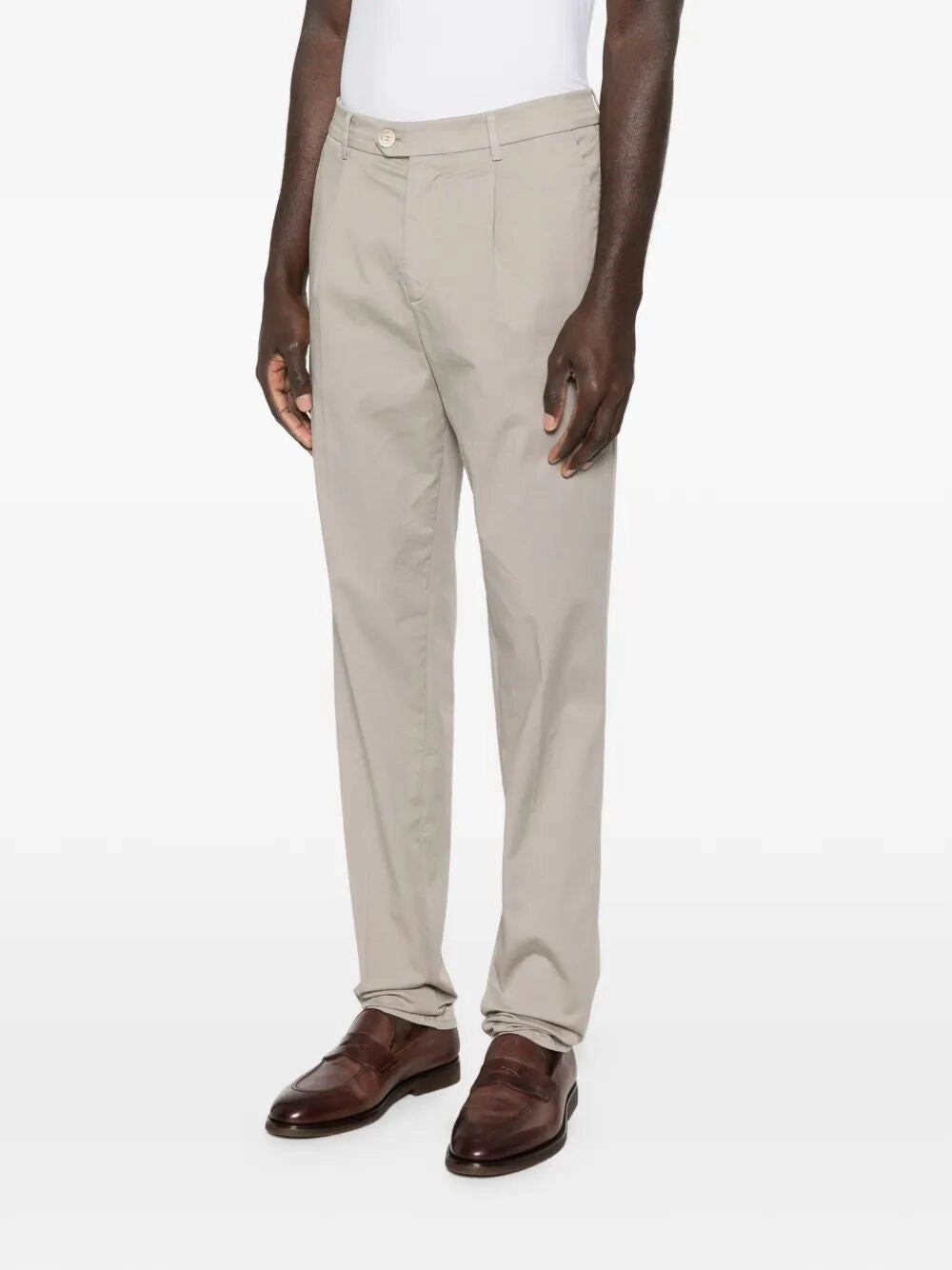 Brunello Cucinelli Men Garment-Dyed Leisure Fit Pants BRUNELLO CUCINELLI
