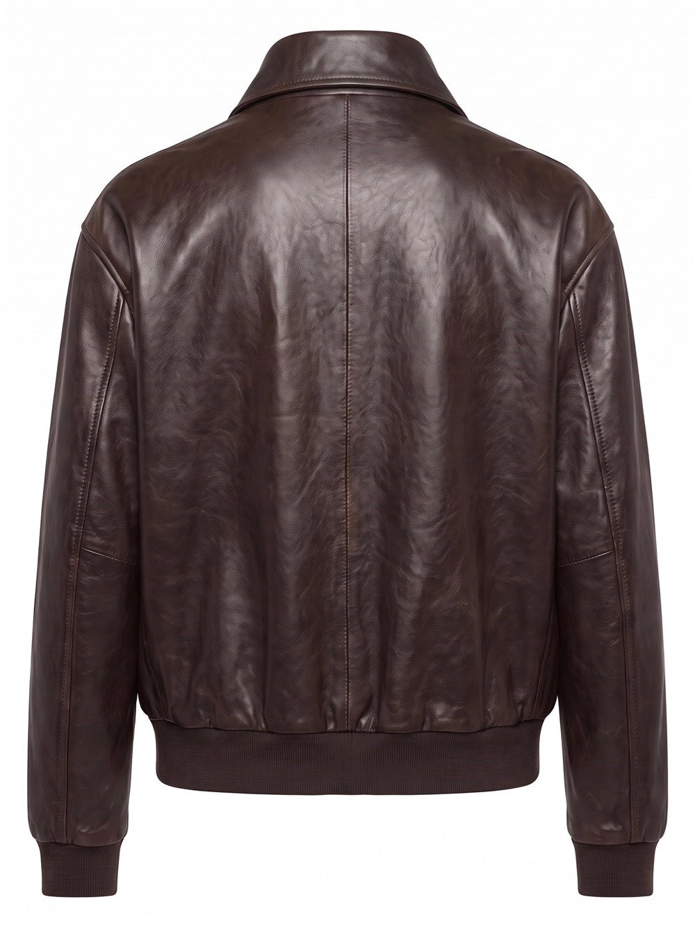 Prada Women Leather Bomber Jacket PRADA