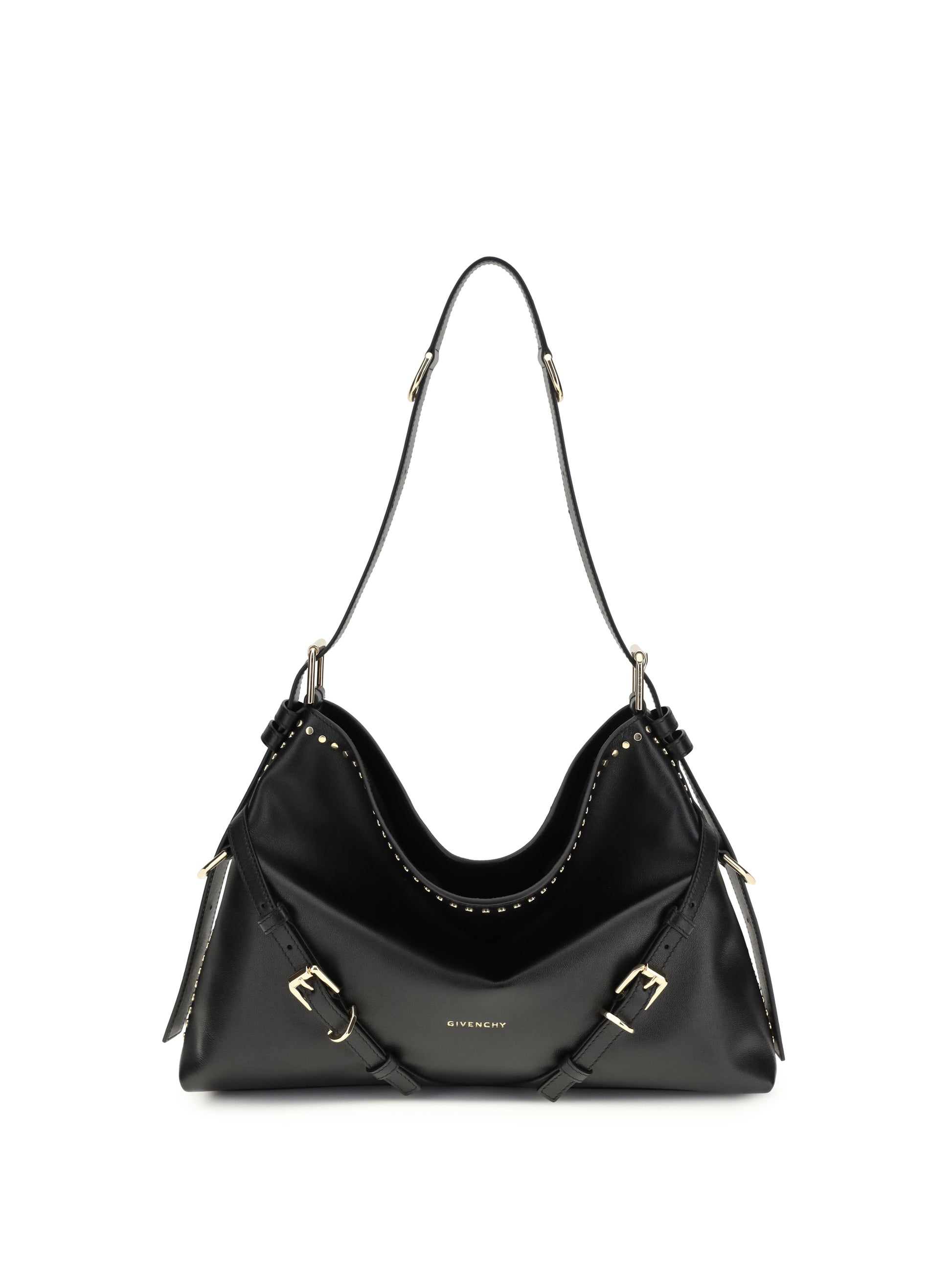 Givenchy Women Large Voyou Shoulder Bag In Shiny Leather GIVENCHY