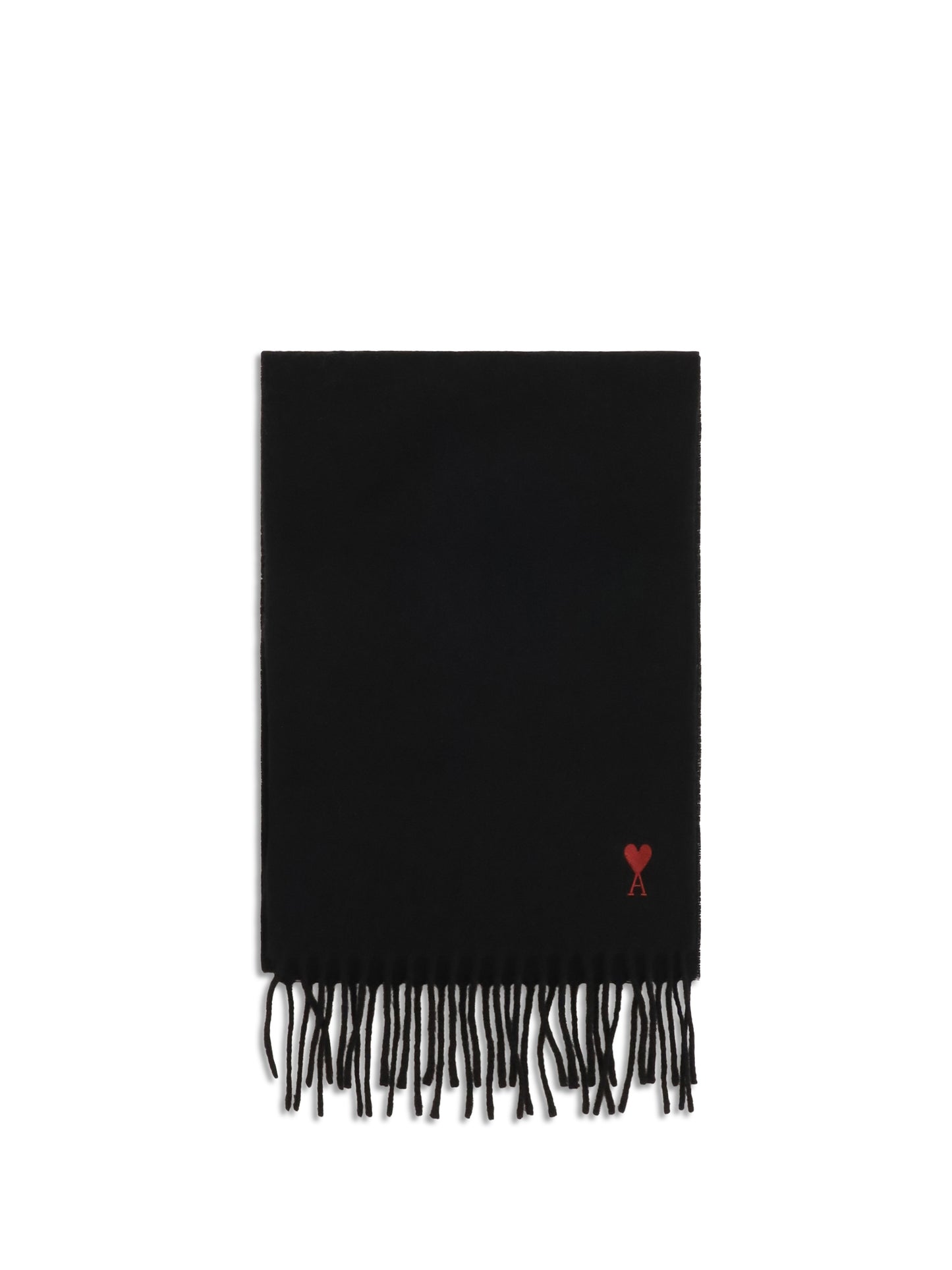 Ami Paris Men Quota Ami De Coeur Wool Scarf AMI PARIS