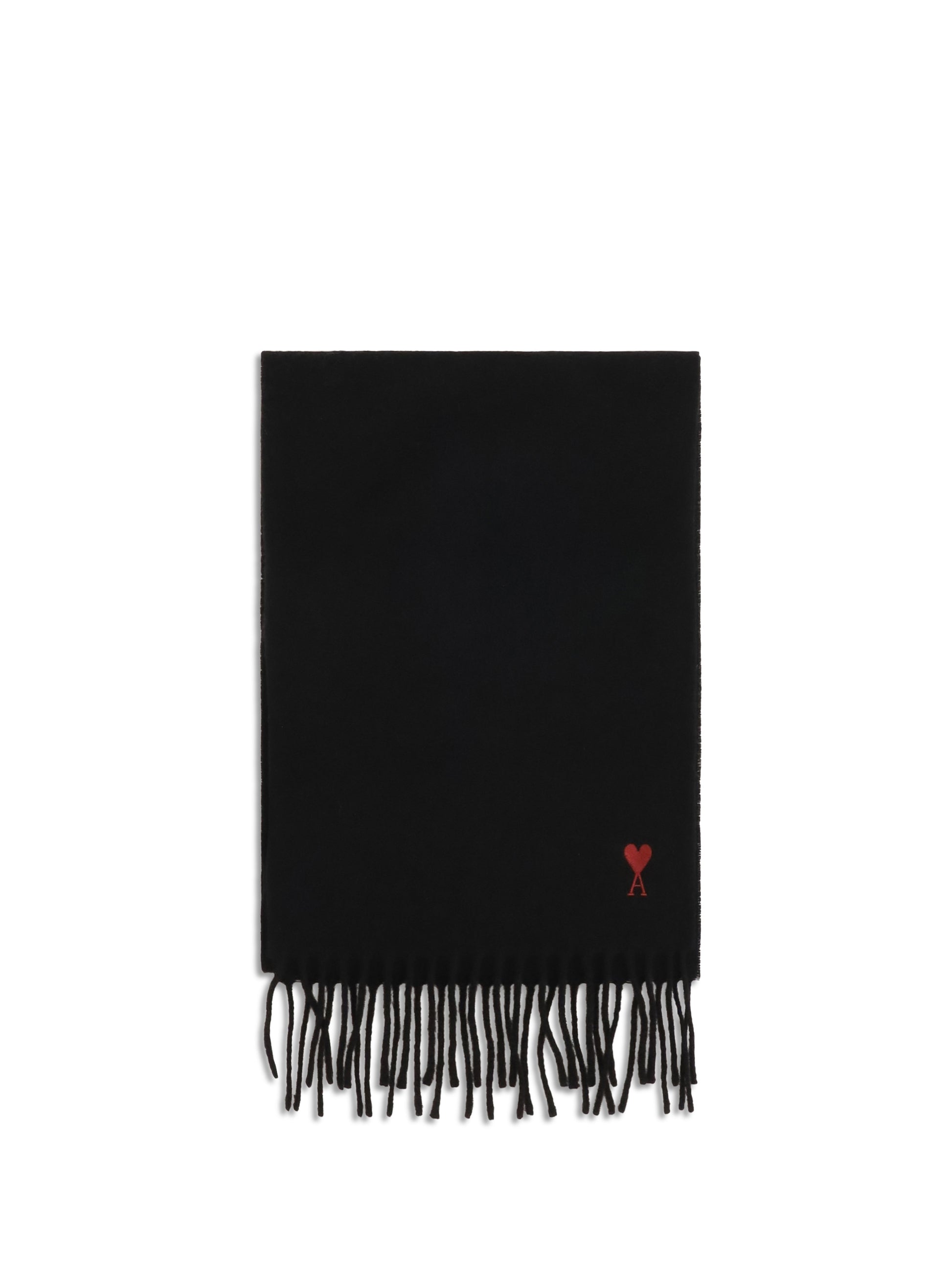 Ami Paris Men Quota Ami De Coeur Wool Scarf AMI PARIS