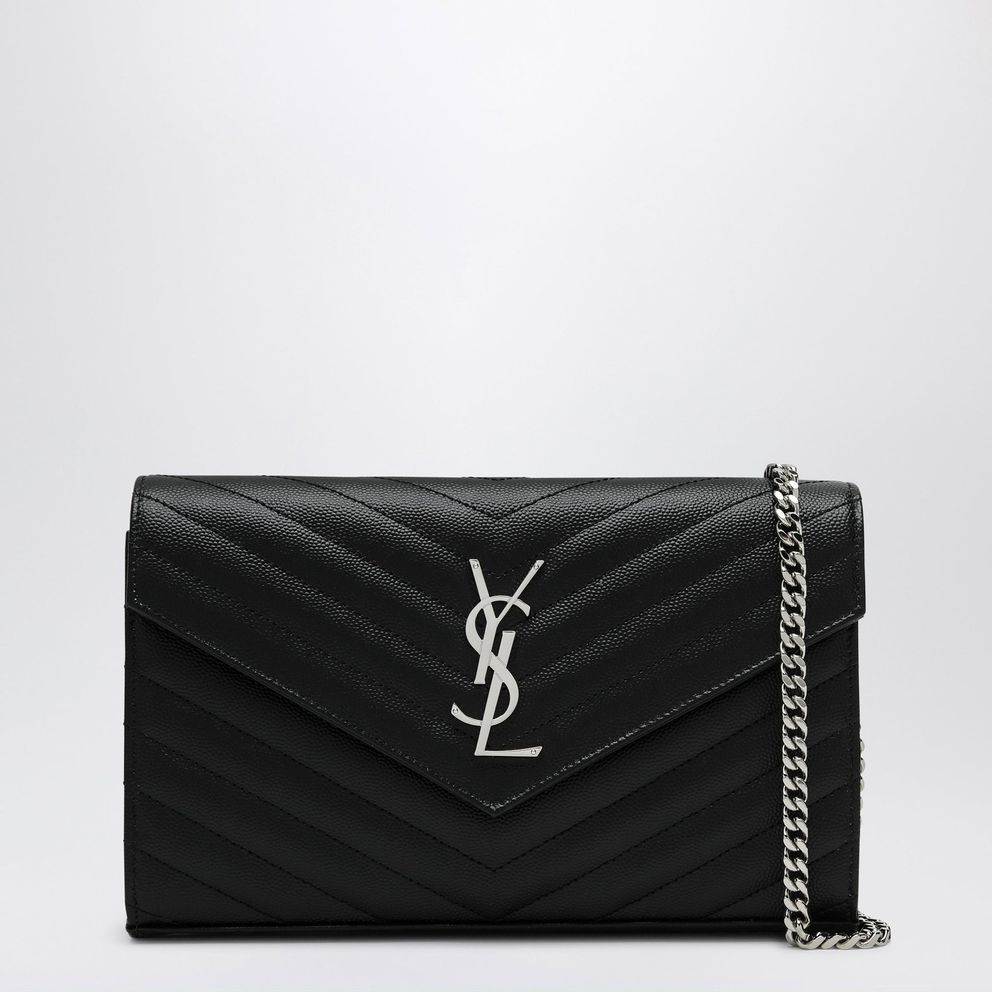 Saint Laurent Clutch With Chain Cassandre Black Women SAINT LAURENT