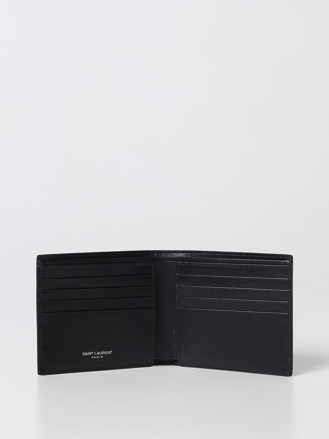 Saint Laurent Men Saint Laurent Wallet In Leather SAINT LAURENT