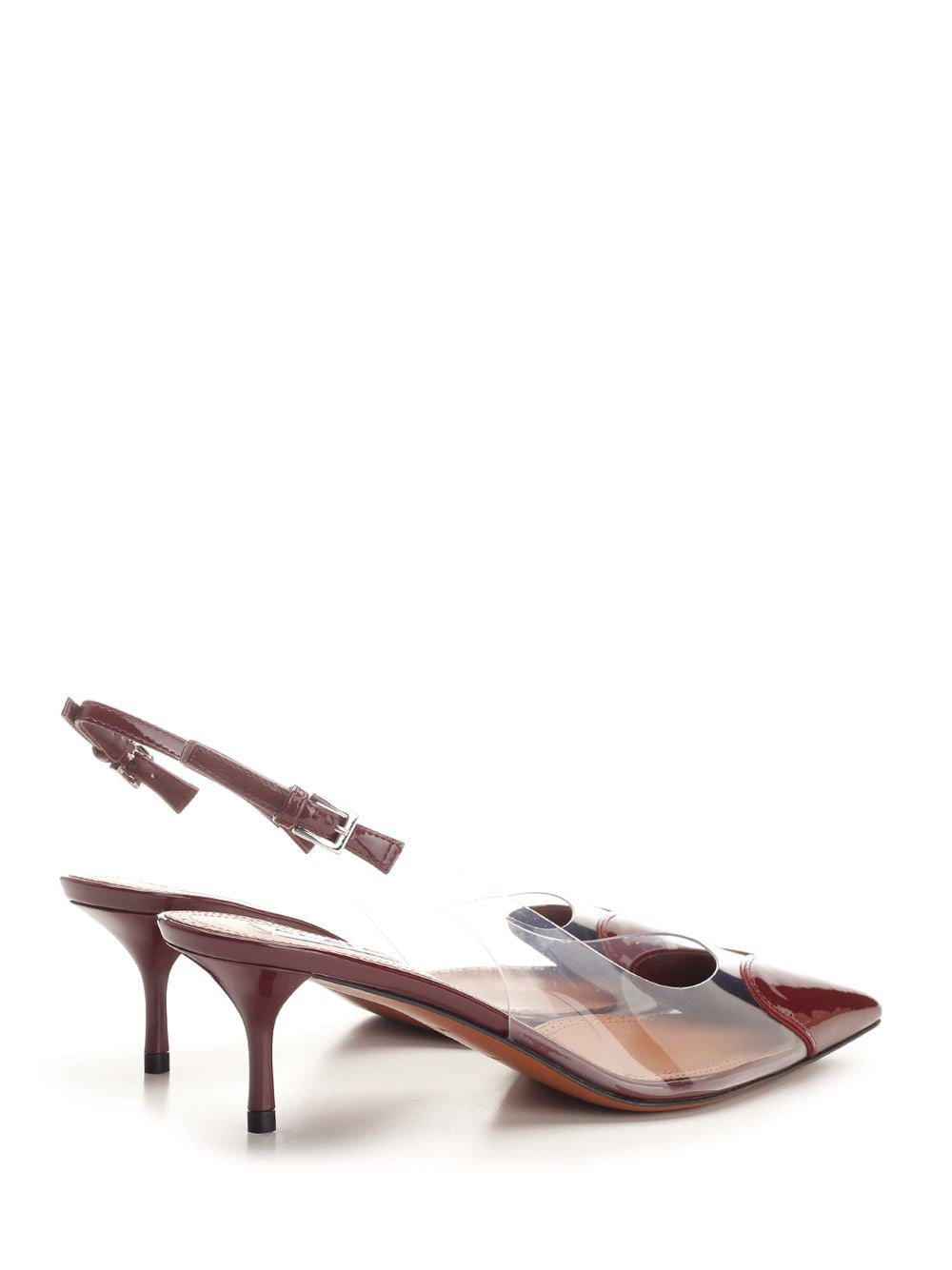 Alaïa Women Le Cœur Patent Leather Slingback ALAIA