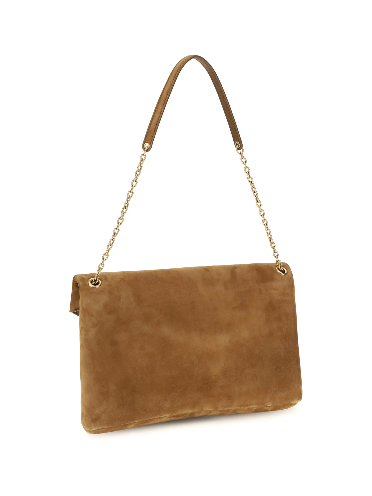 Saint Laurent Women Cassandre Suede Shoulder Bag SAINT LAURENT