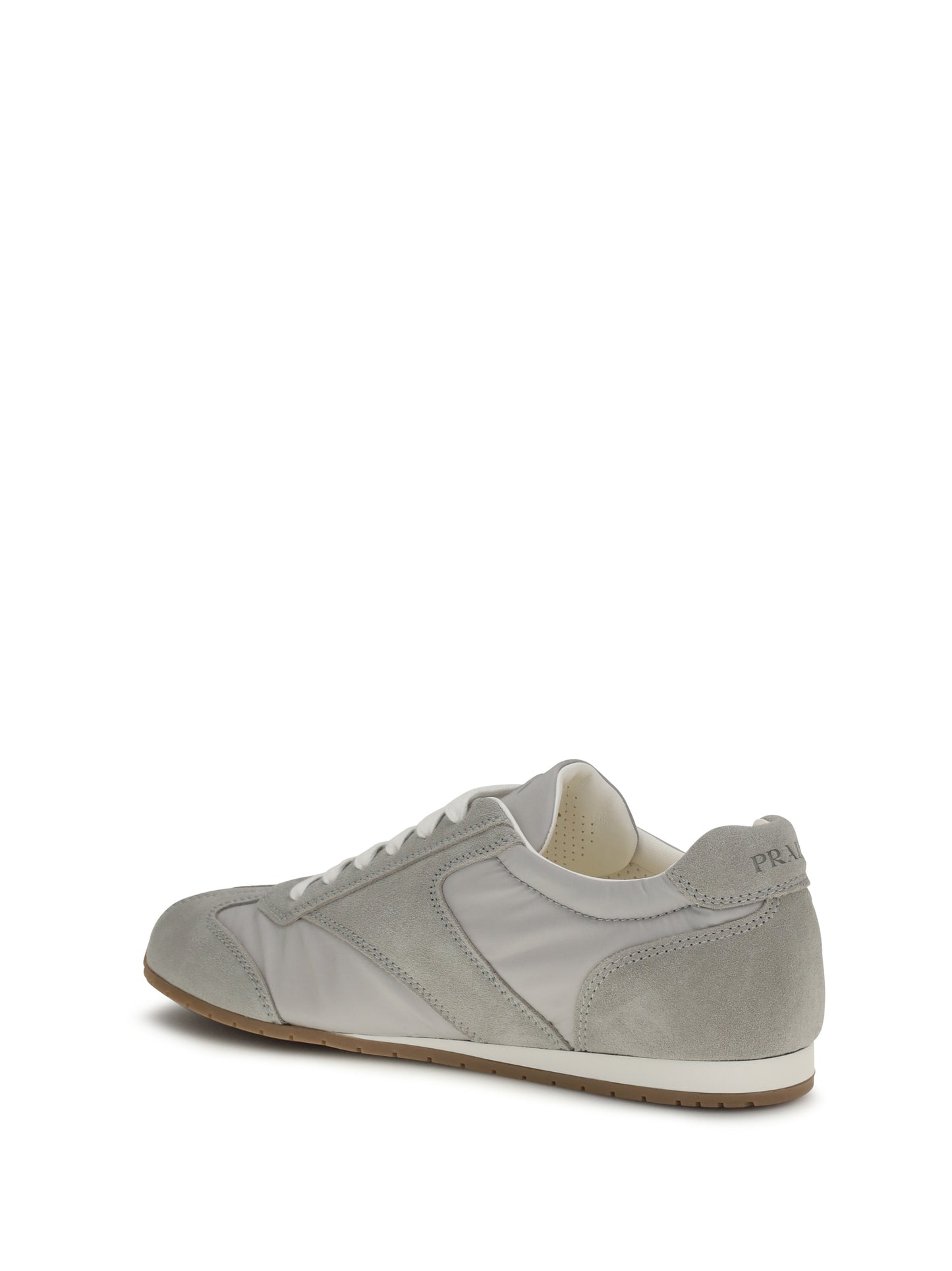 Prada Men Suede And Fabric Sneakers PRADA