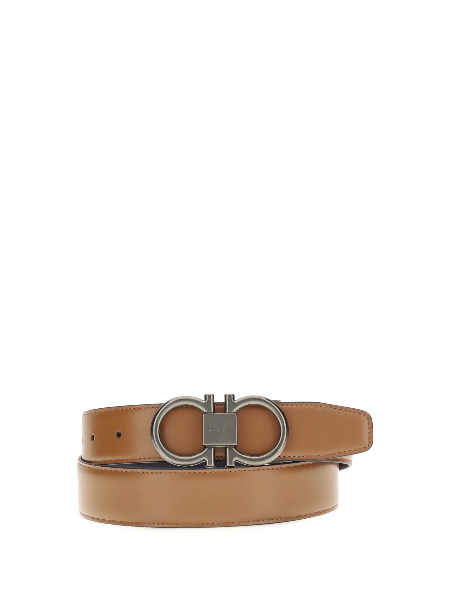 Ferragamo Men Reversible Leather Gancini Belt FERRAGAMO
