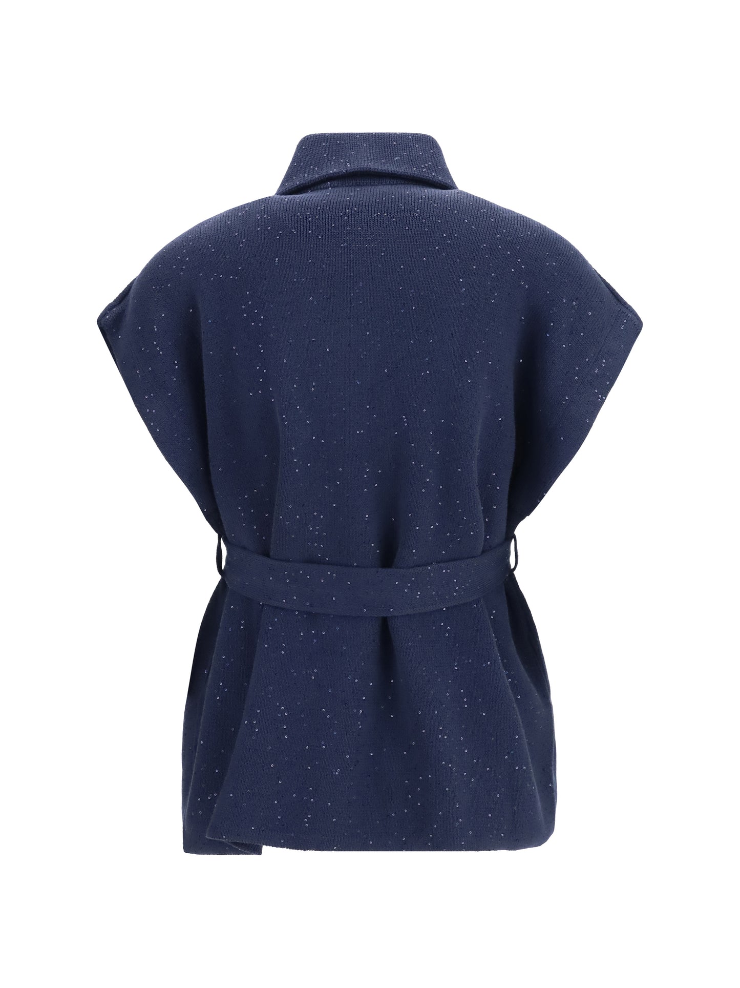 Brunello Cucinelli Women Double-Breasted Sequin Vest BRUNELLO CUCINELLI