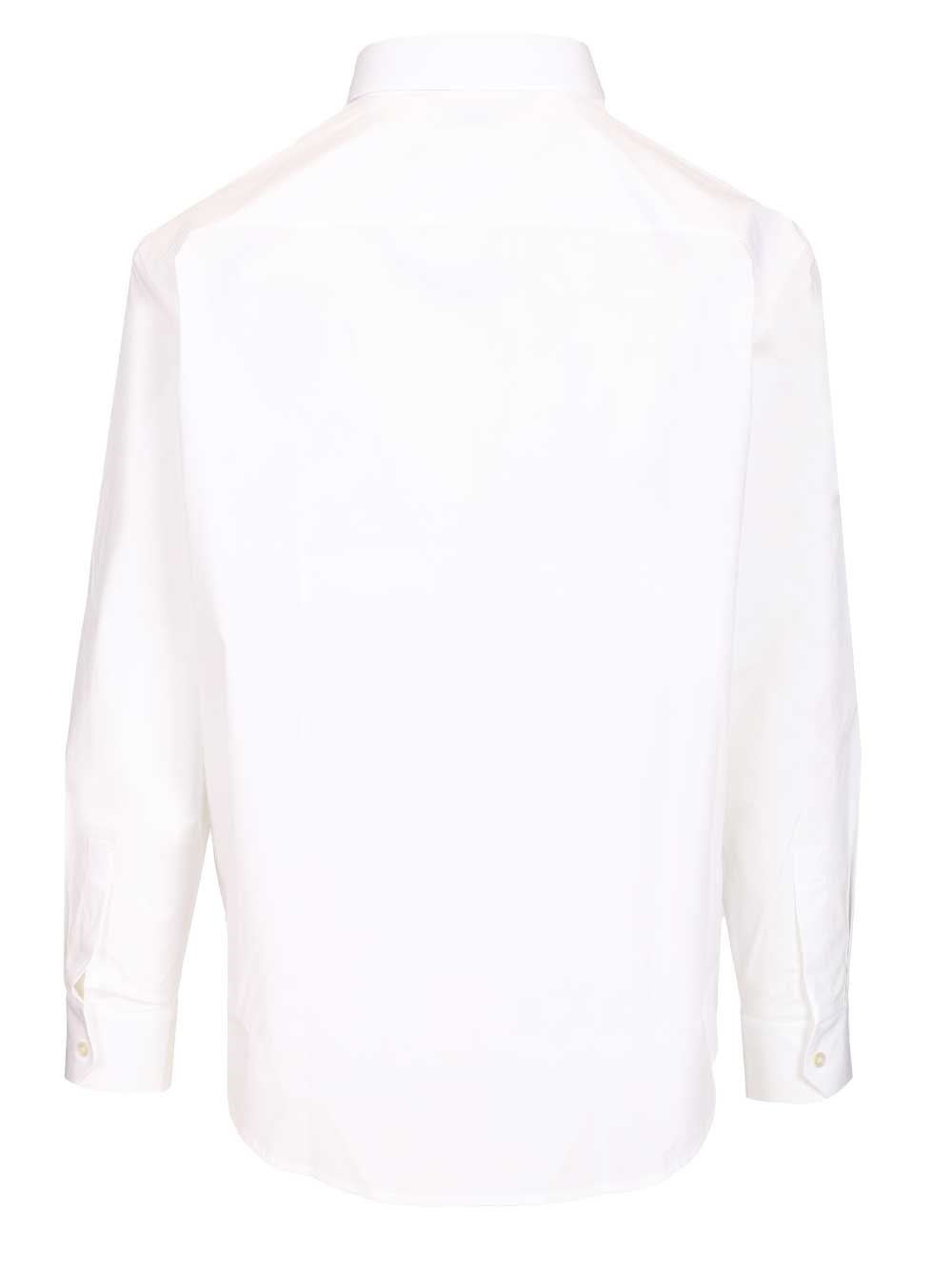 Saint Laurent Men Cassandre Shirt In Stretch Cotton Poplin SAINT LAURENT