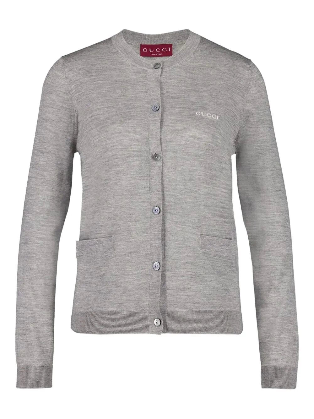 Gucci Women Long Sleeve Crew-Neck Cardigan GUCCI