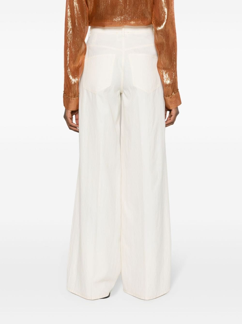 Forte_Forte Women Viscose And Cotton Twill Trousers FORTE FORTE