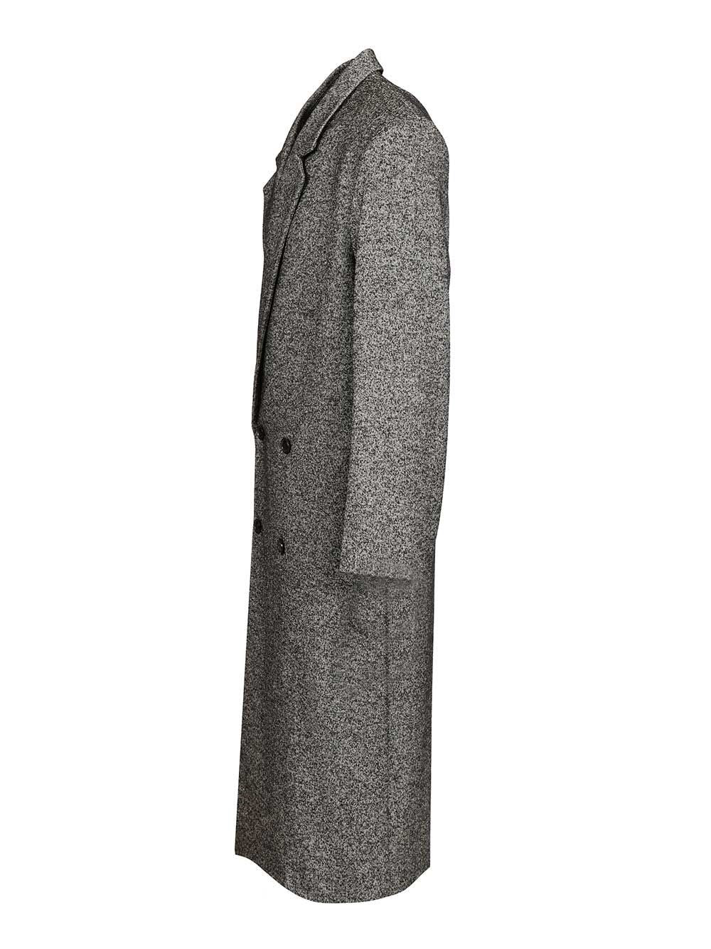 Loewe Men Double-Breasted Wool Blend Coat LOEWE