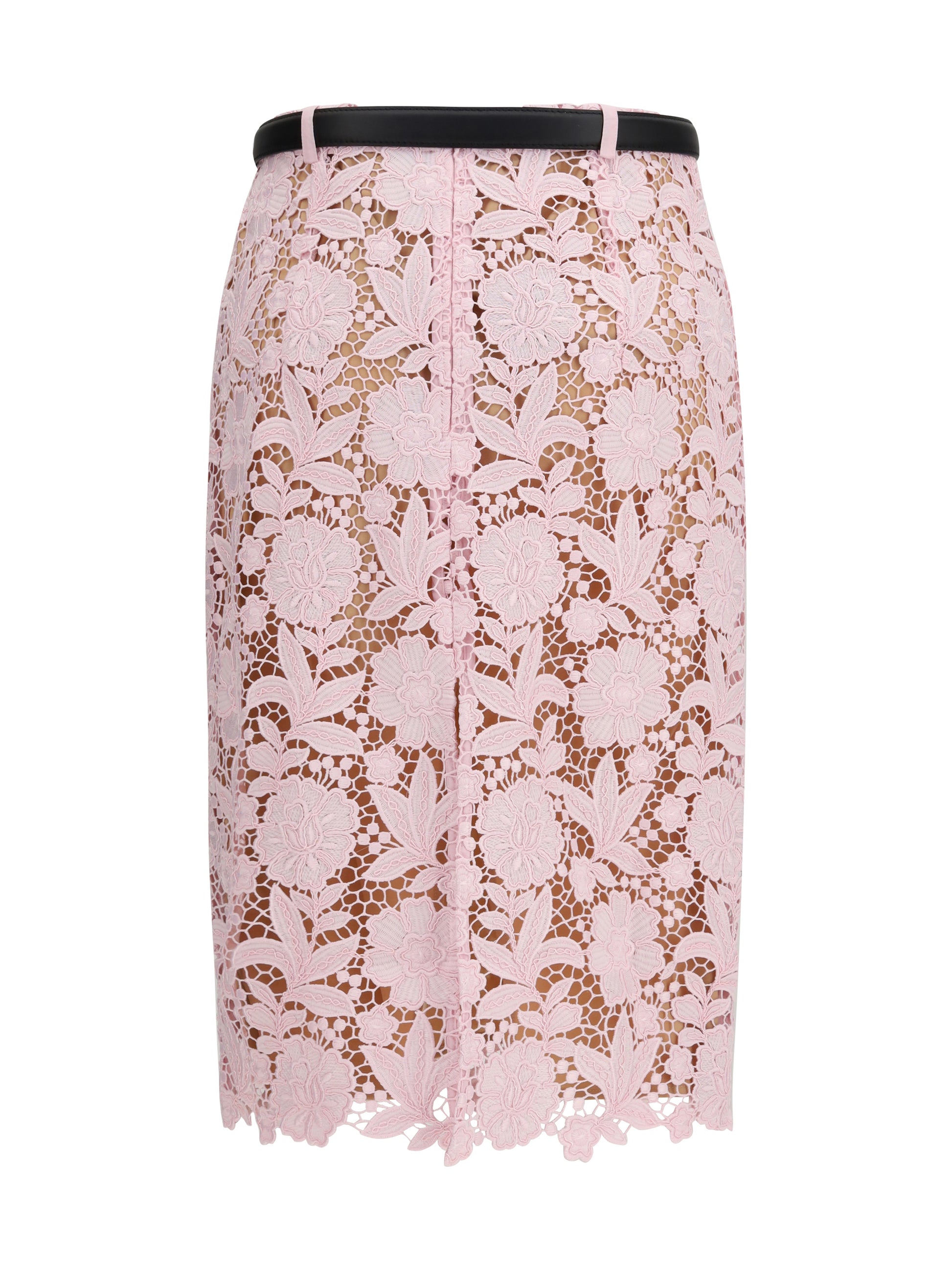 Self-Portrait Women Lace Midi Skirt SELF-PORTRAIT