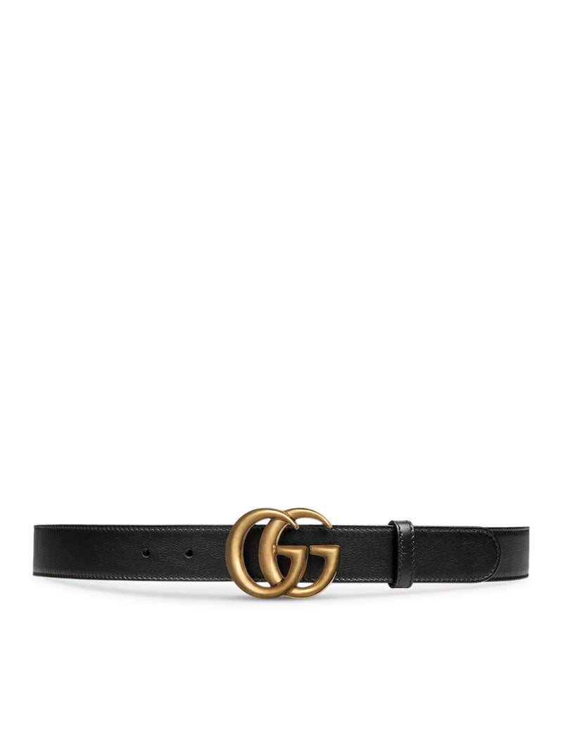 Gucci Men Gg Marmont Thin Belt GUCCI