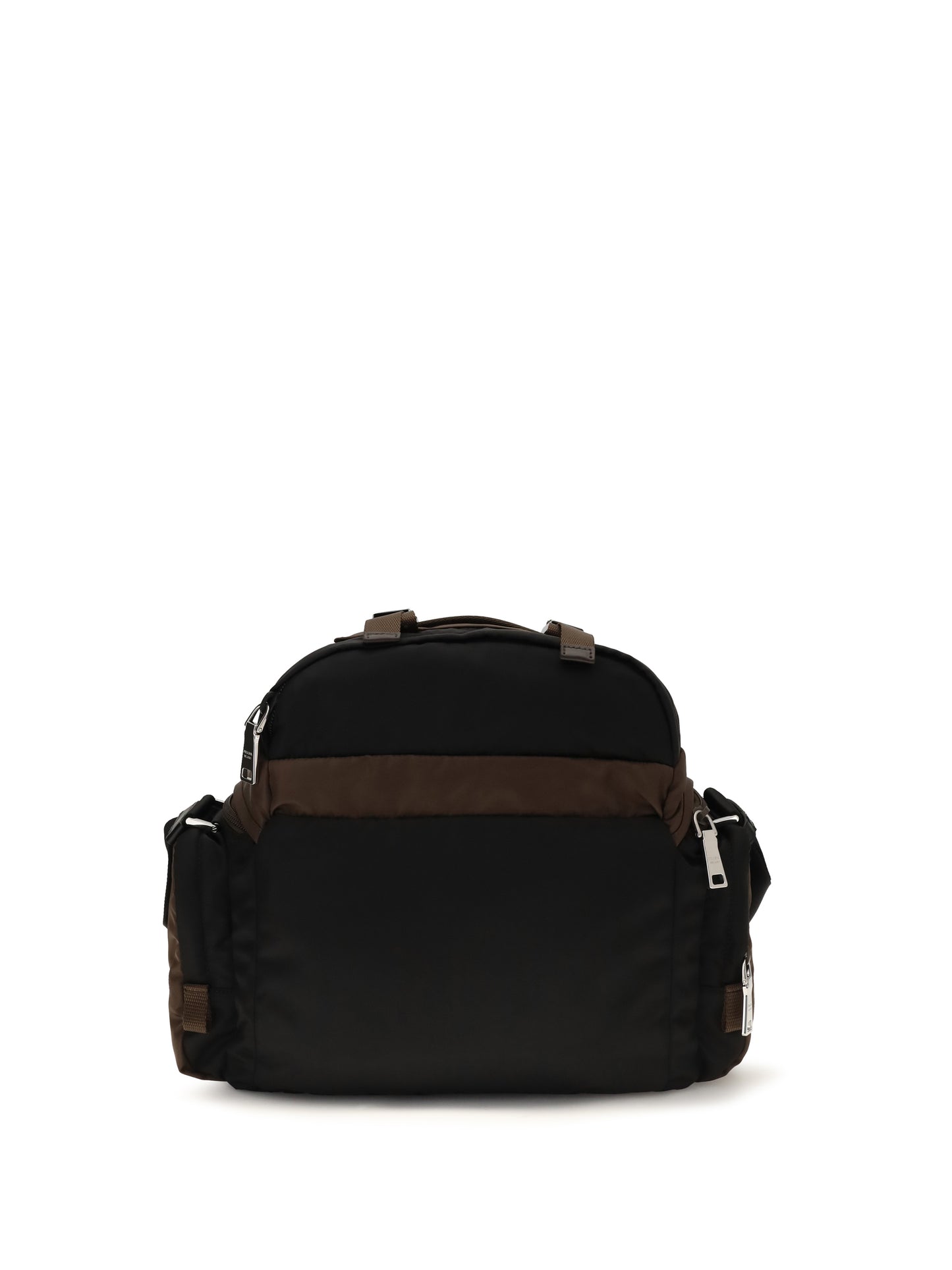 Prada Men Explore Shoulder Bag In Re-Nylon And Leather PRADA