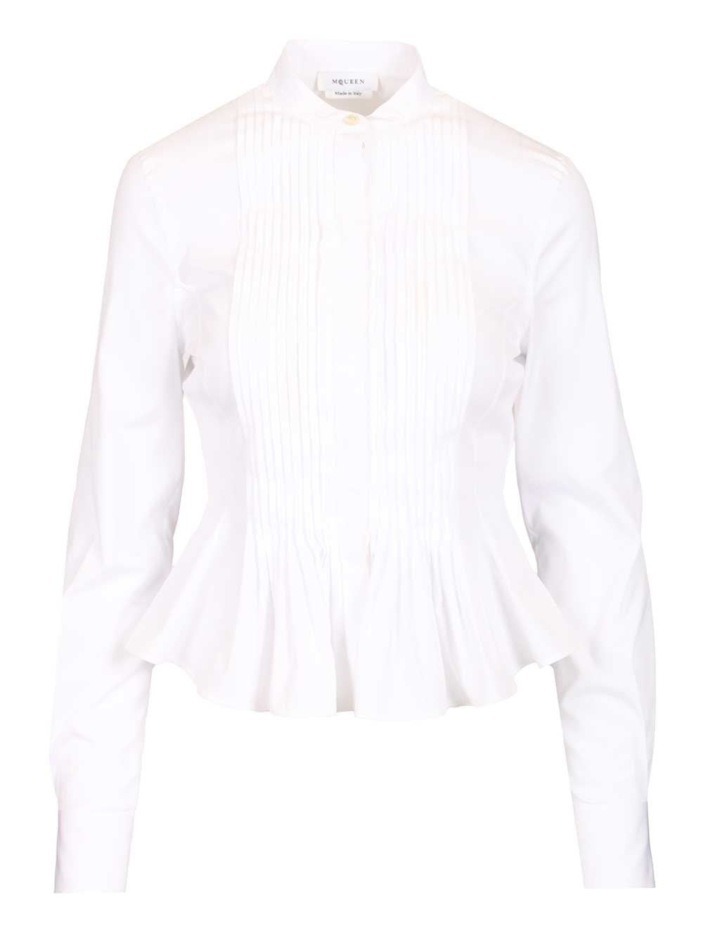 Mcqueen Women Ruffled Shirt ALEXANDER MCQUEEN