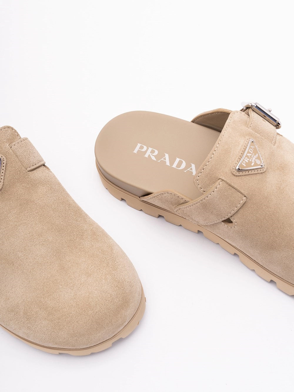 Prada Men Suede Sabot PRADA