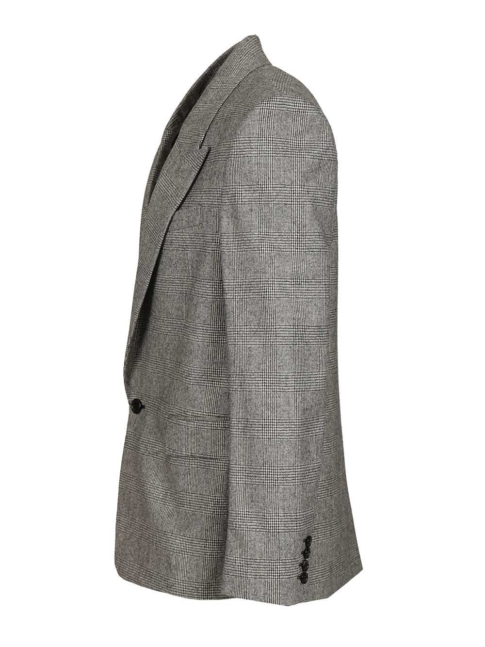 Saint Laurent Men Flannel Jacket SAINT LAURENT