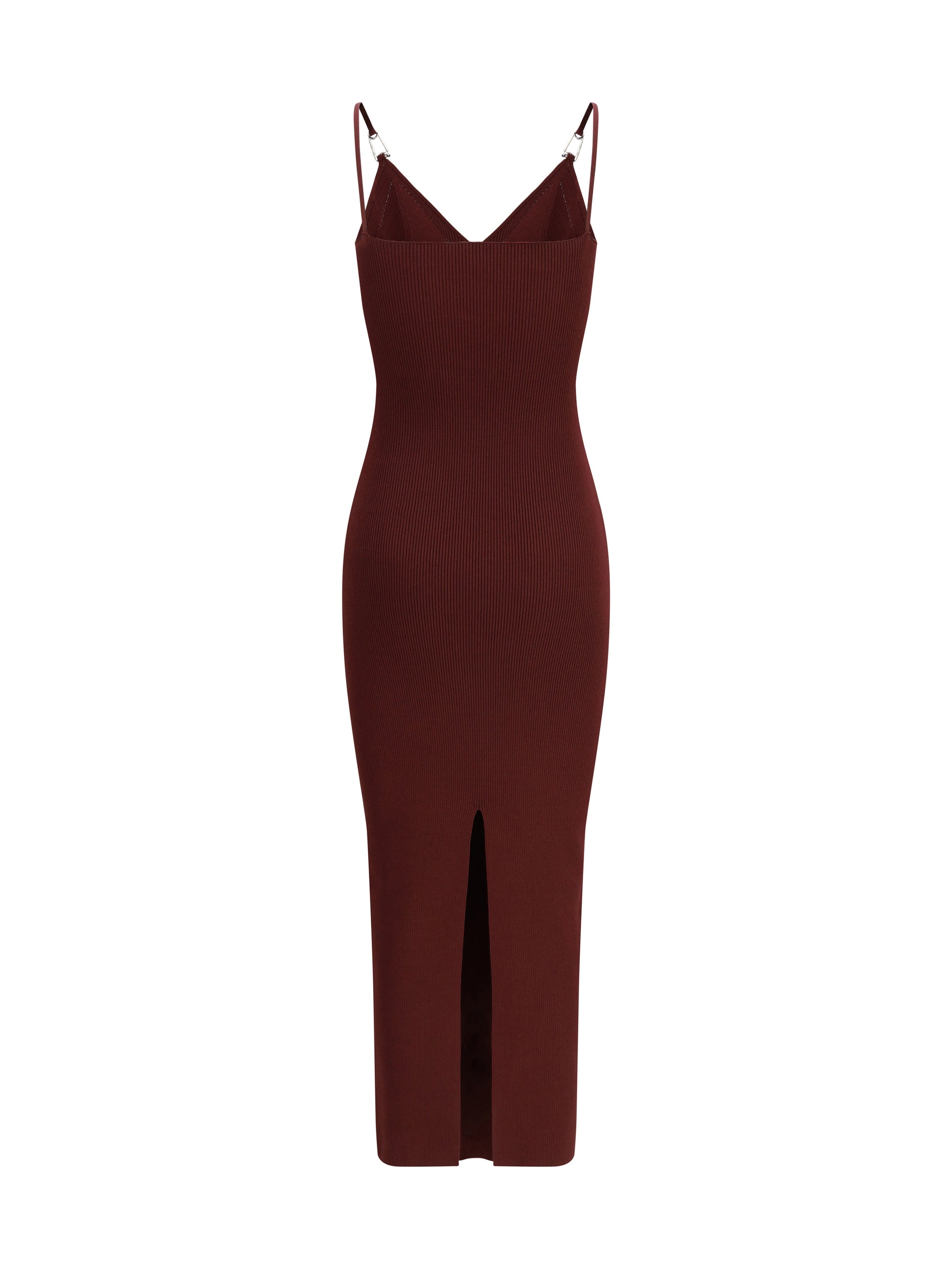 Versace Women Safety Pin Slip Midi Dress VERSACE