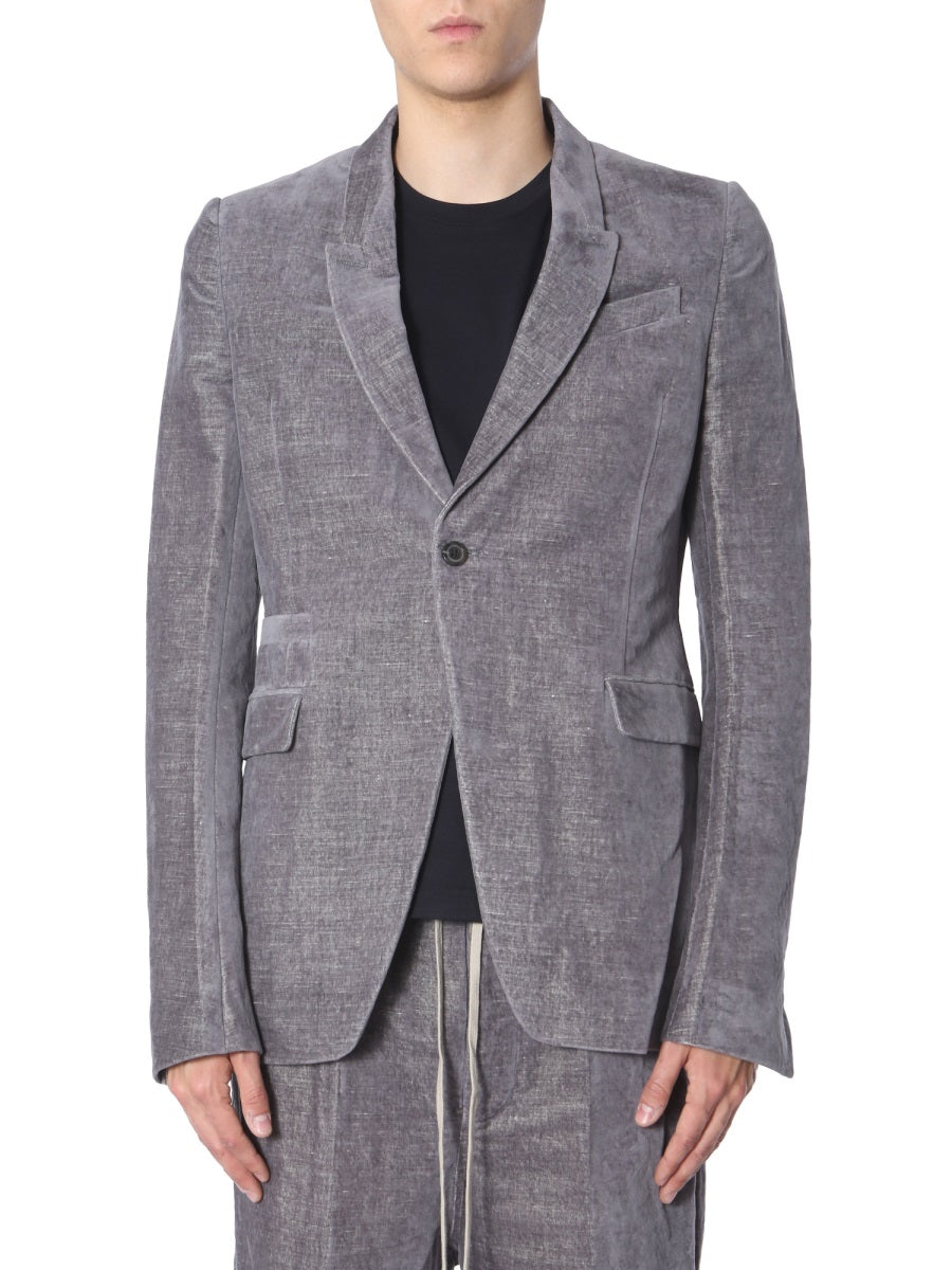 Rick Owens Men Single-Breasted Jacket RICK OWENS