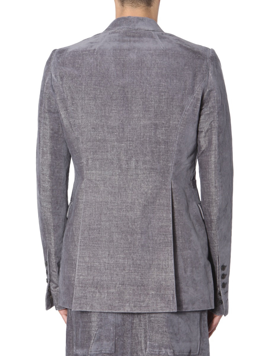 Rick Owens Men Single-Breasted Jacket RICK OWENS