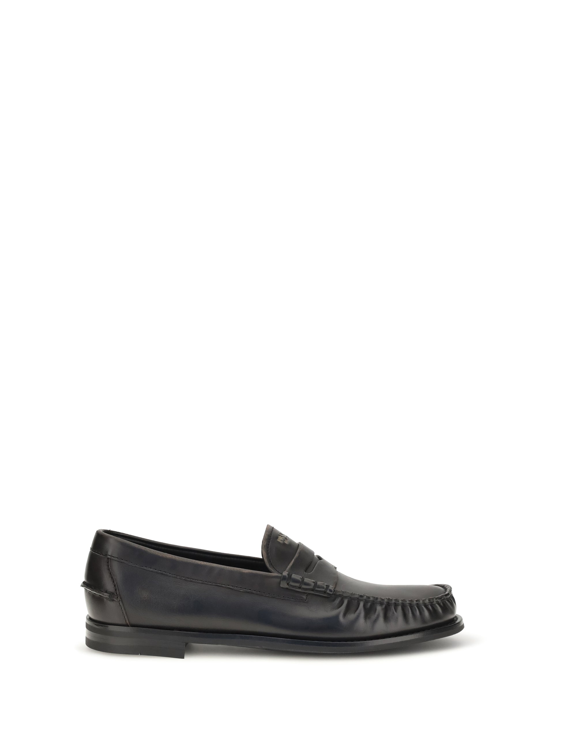 Prada Men Vintage Leather Loafers PRADA