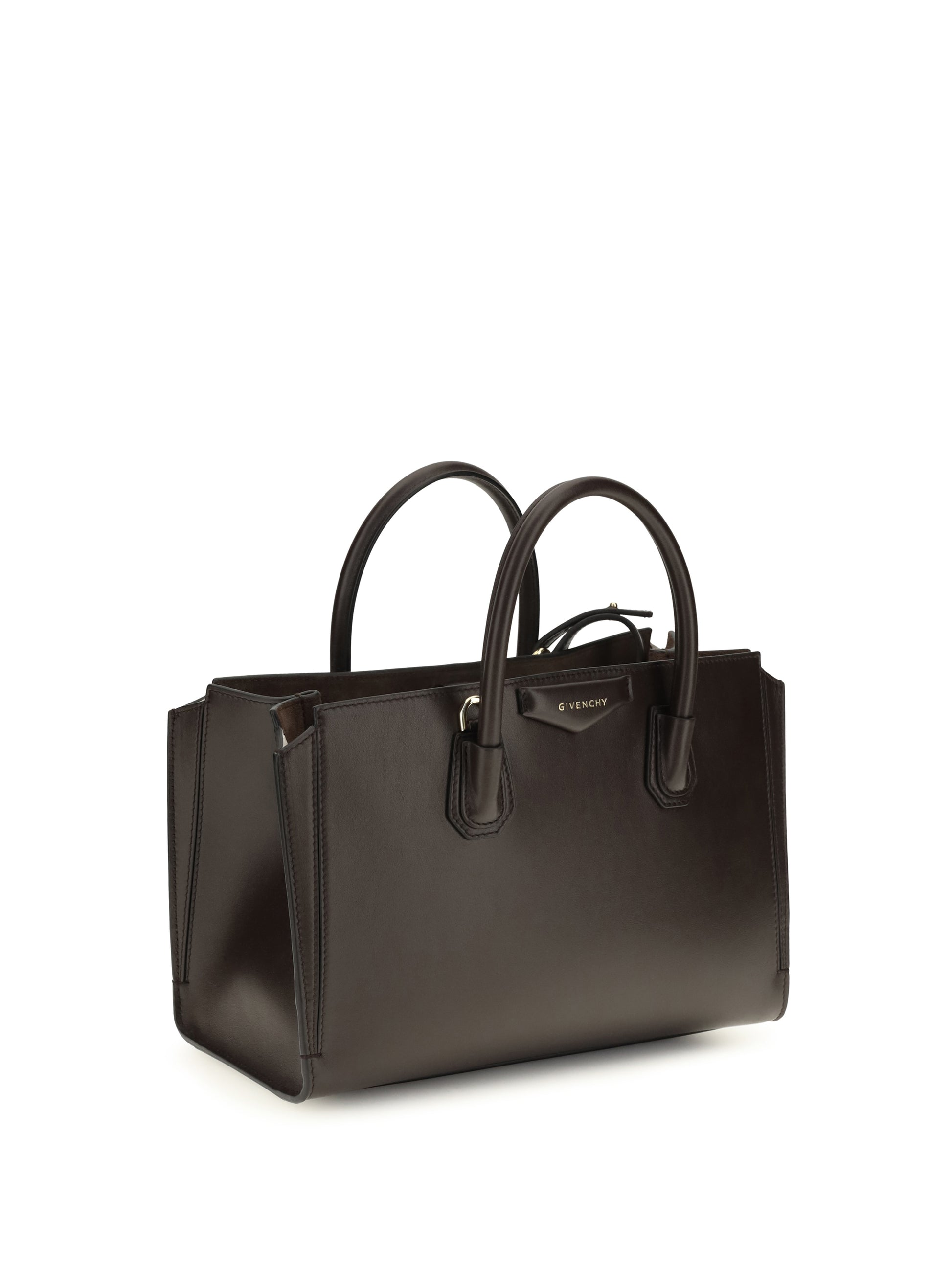 Givenchy Women Small Antigona Catchall Glossy Grained Leather Handbag GIVENCHY